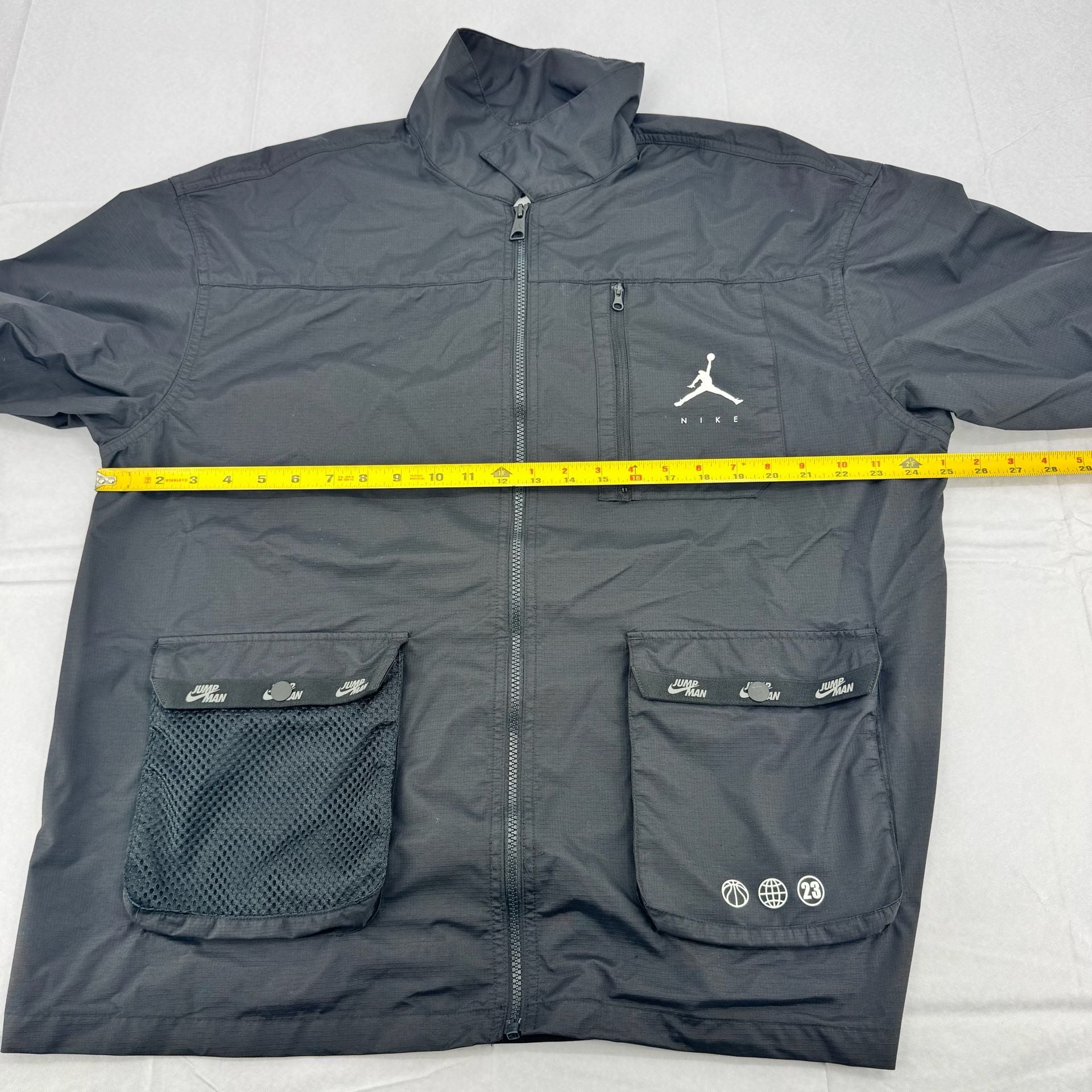 Jordan Jumpman Black Cargo Sports Lapel Gorpcore Jacket 7