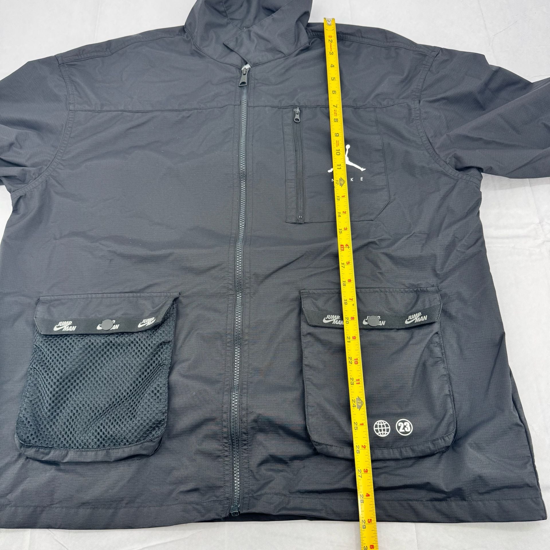Jordan Jumpman Black Cargo Sports Lapel Gorpcore Jacket 8