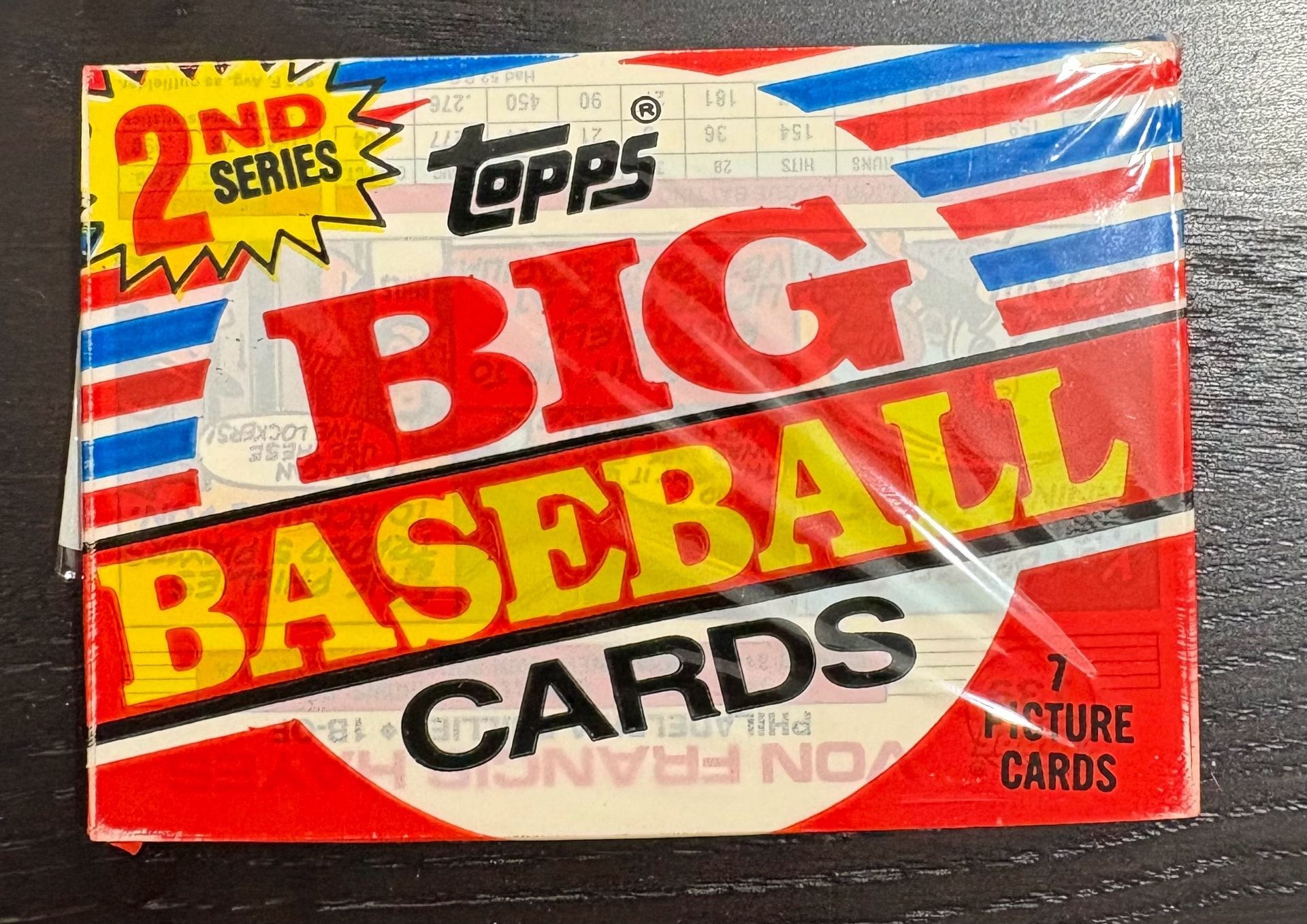 1988 Topps Big Baseball Cards 2nd Series Wax Pack Sealed 1