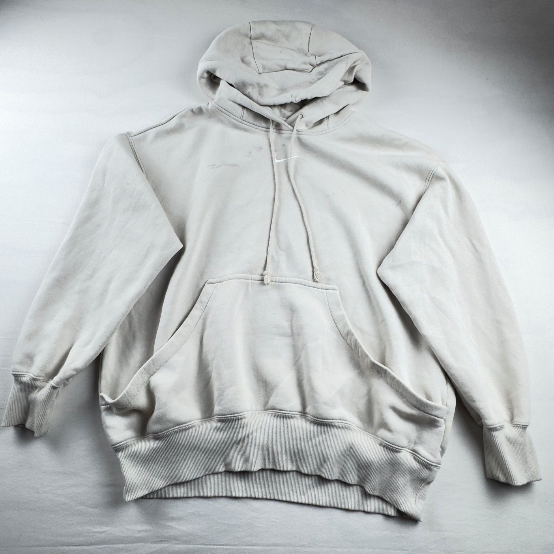 Nike Center Swoosh Hoodie Cream 2