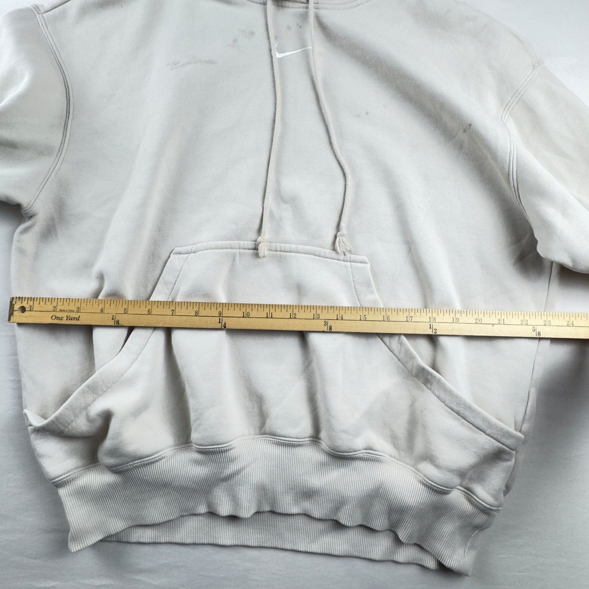 Nike Center Swoosh Hoodie Cream 6