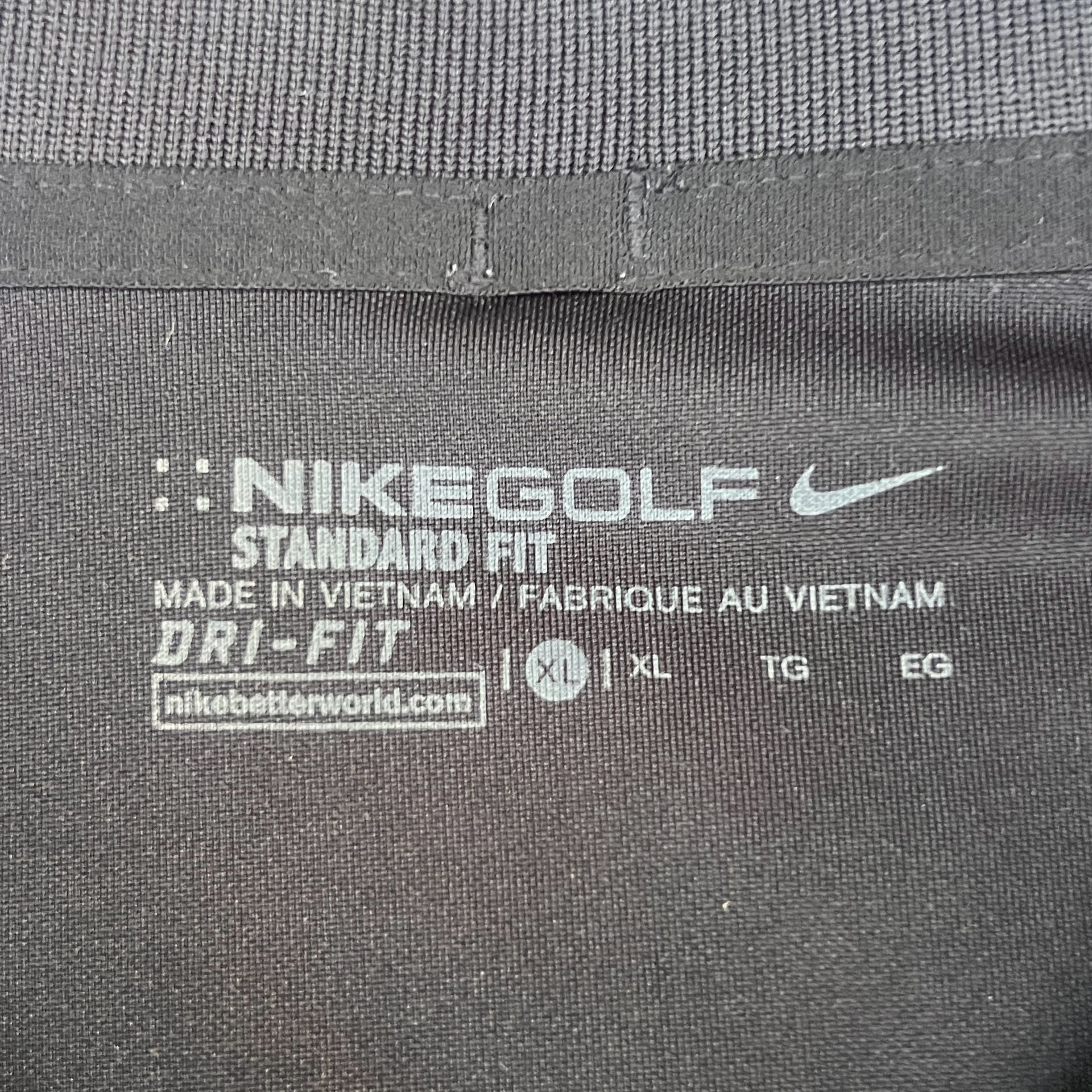 Nike DriFit Disney Parks Exclusive Mickey Mouse Black Golf Polo Shirt XL 3