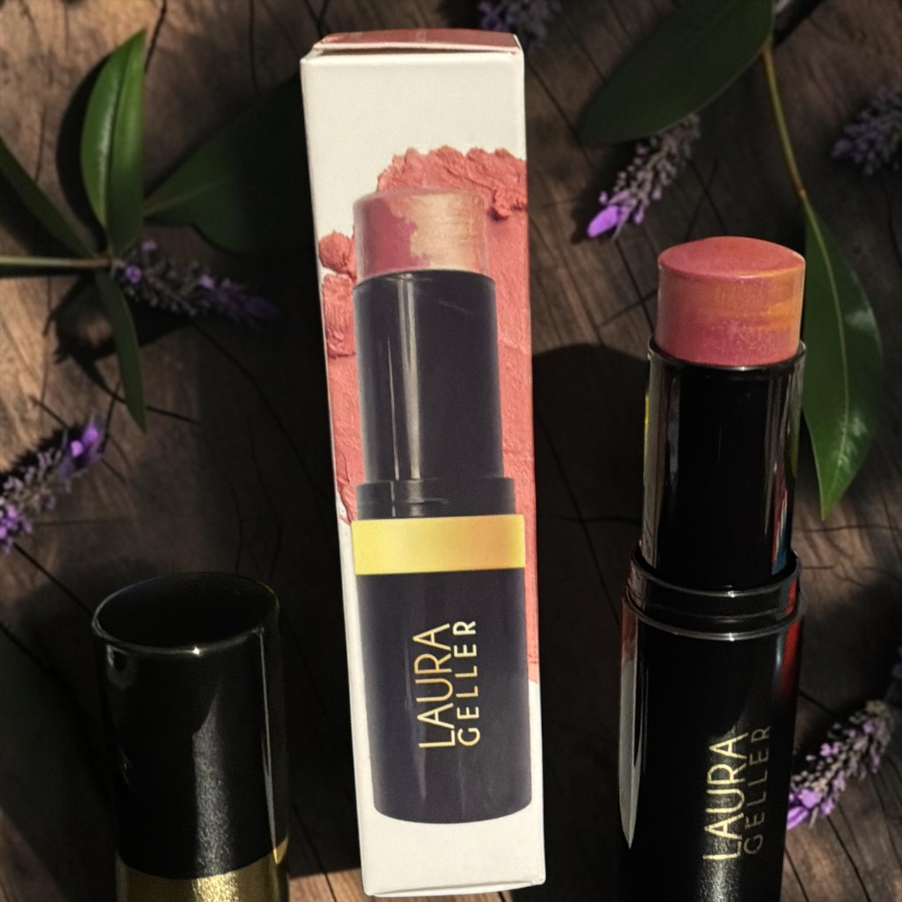Laura Geller Italian Marble Blush Stick Dolce Vino 0.31 Oz NIB 2