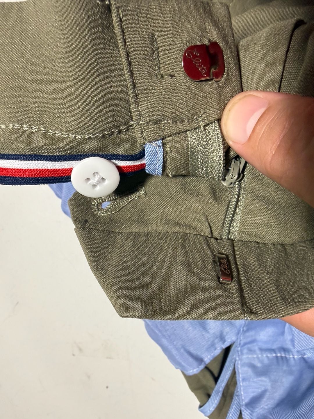 Tommy Hilfiger Chino Pants Size 33W x 30L Olive Green 6