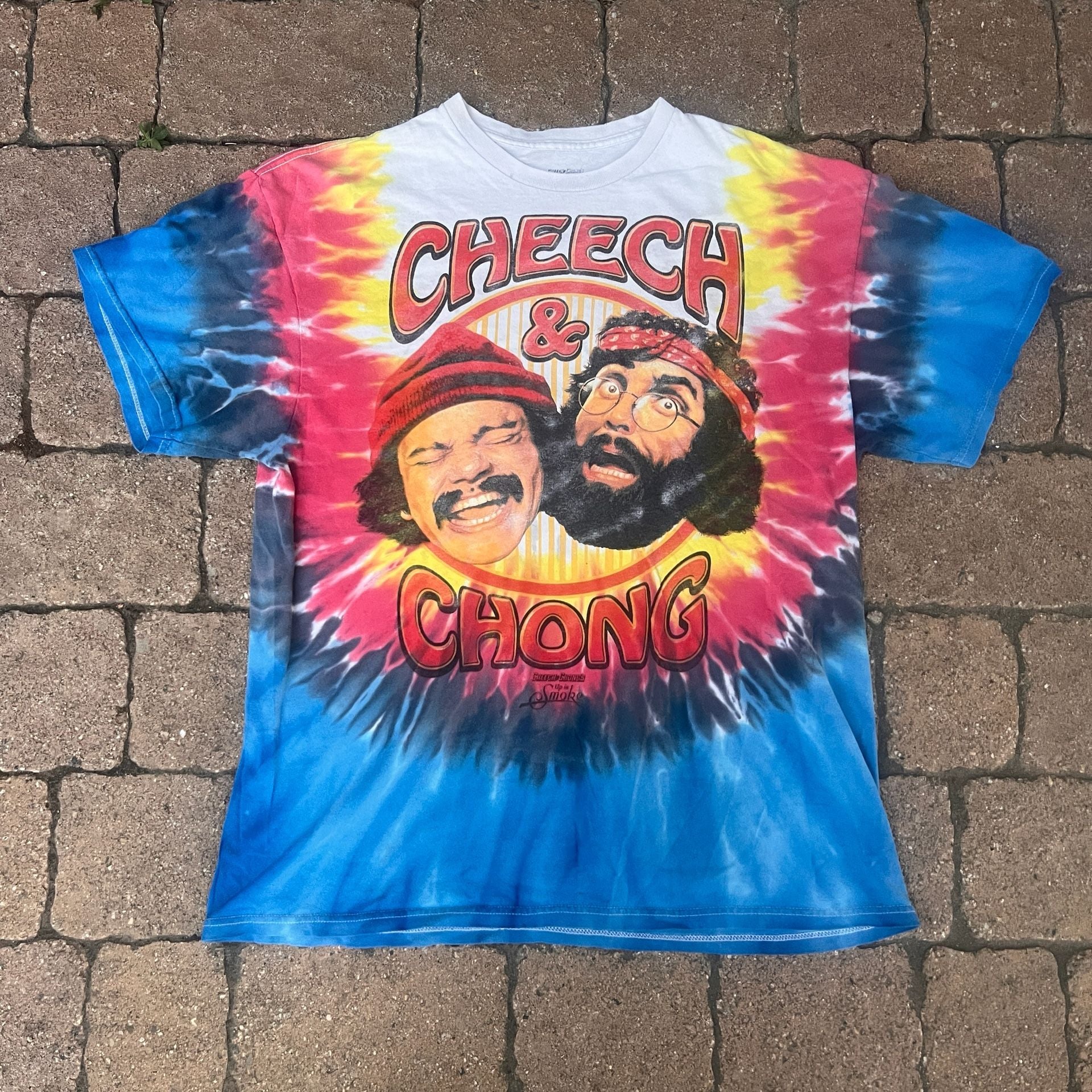 Cheech And Chong Up In Smoke Tie Dye T-Shirt Size Large 2
