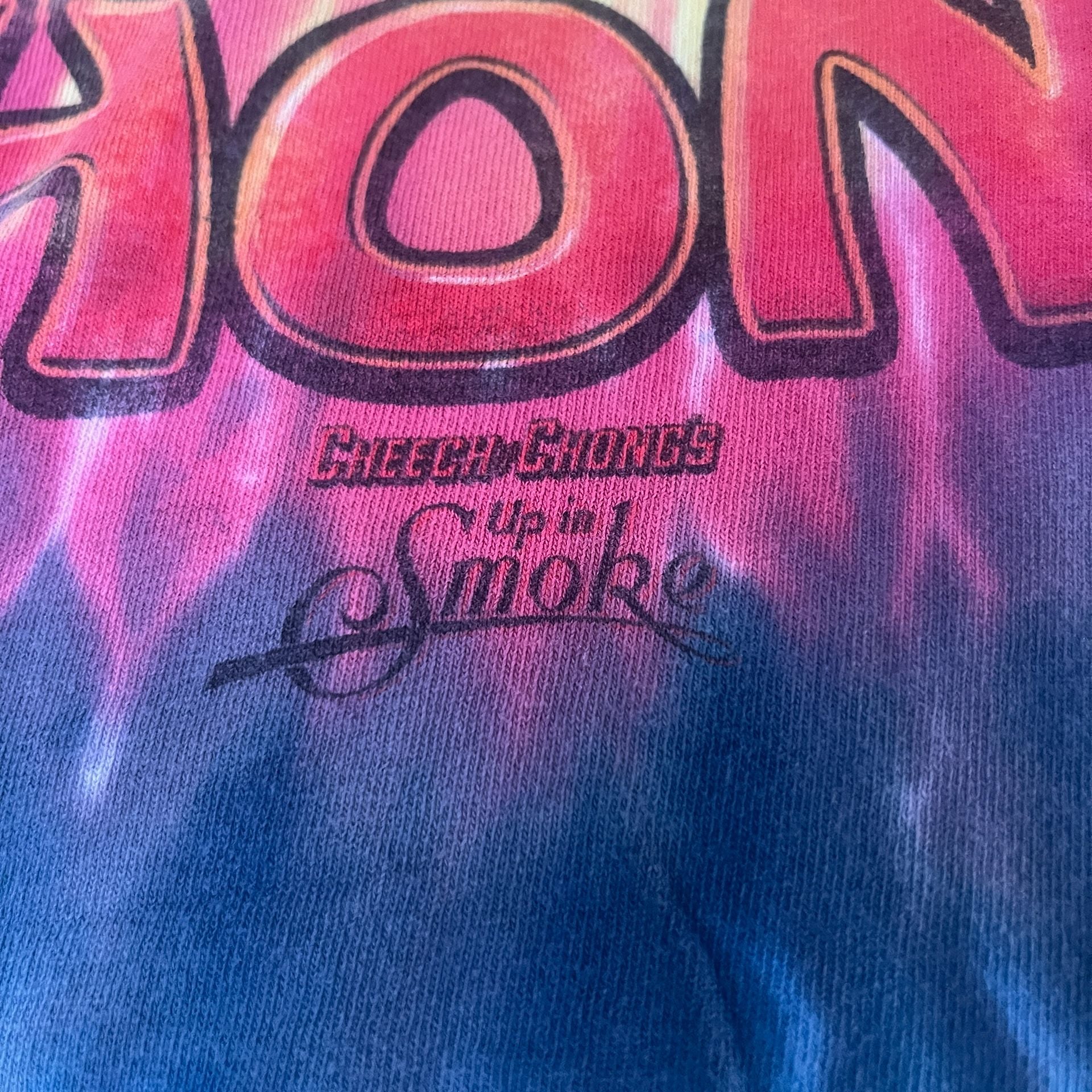 Cheech And Chong Up In Smoke Tie Dye T-Shirt Size Large 6