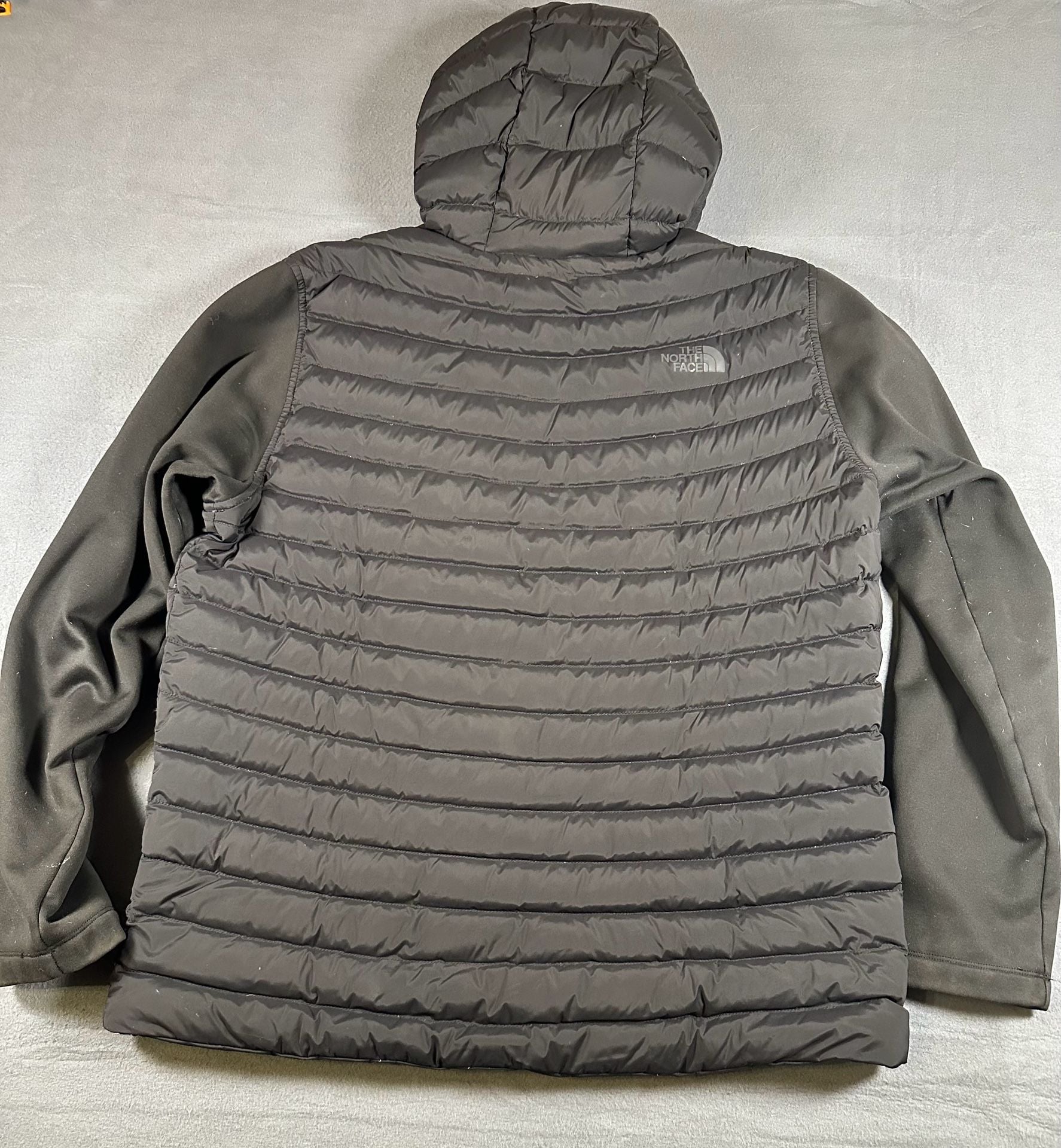 The North Face 700 Hybrid Down Jacket XL Black Hooded 9