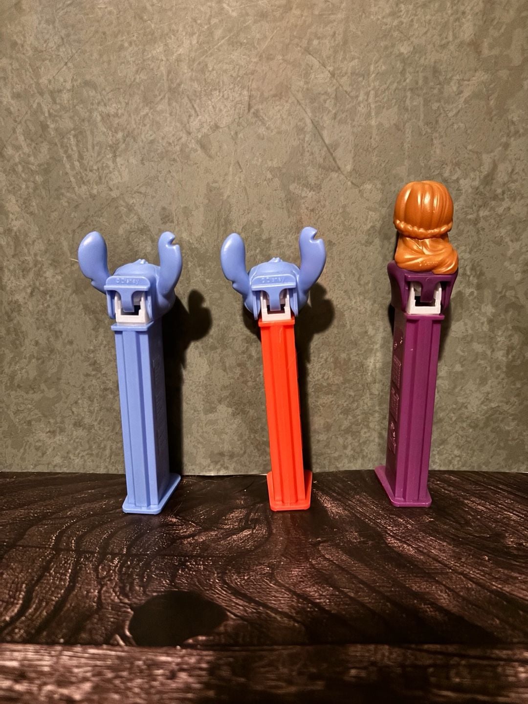 PEZ Disney Stitch and Anna Candy Dispensers Lot of 3 2