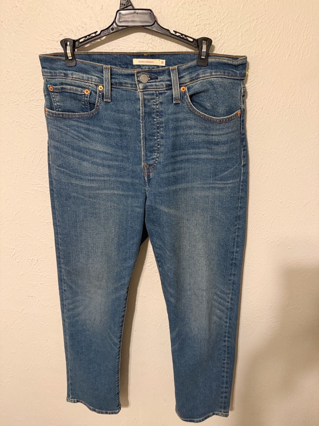 Levi's 501 Original Wedgie Straight Jeans Size 31 Medium Wash 3