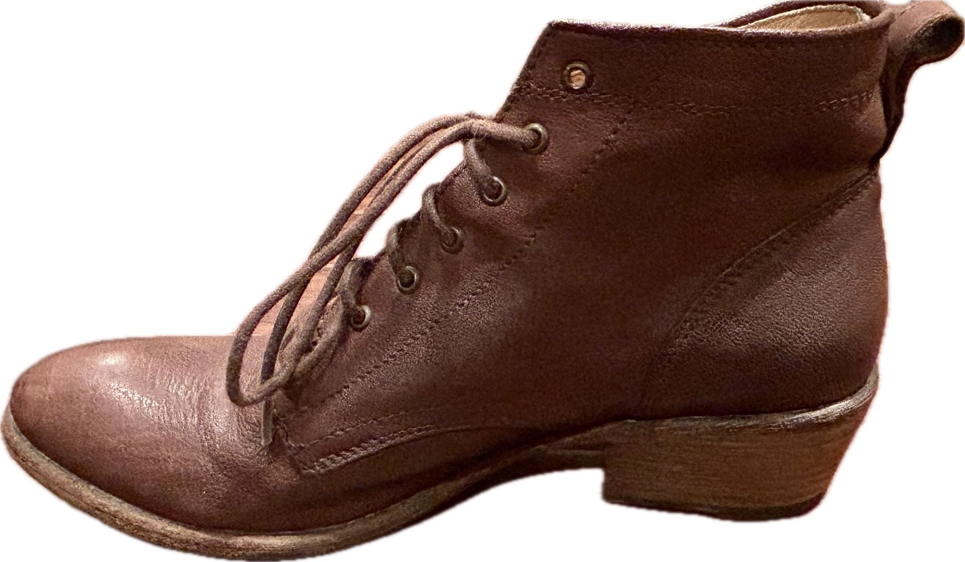 Frye Carson Brown Leather Lace-Up Ankle Boots – Women's Size 10B EUC MSRP $378 14