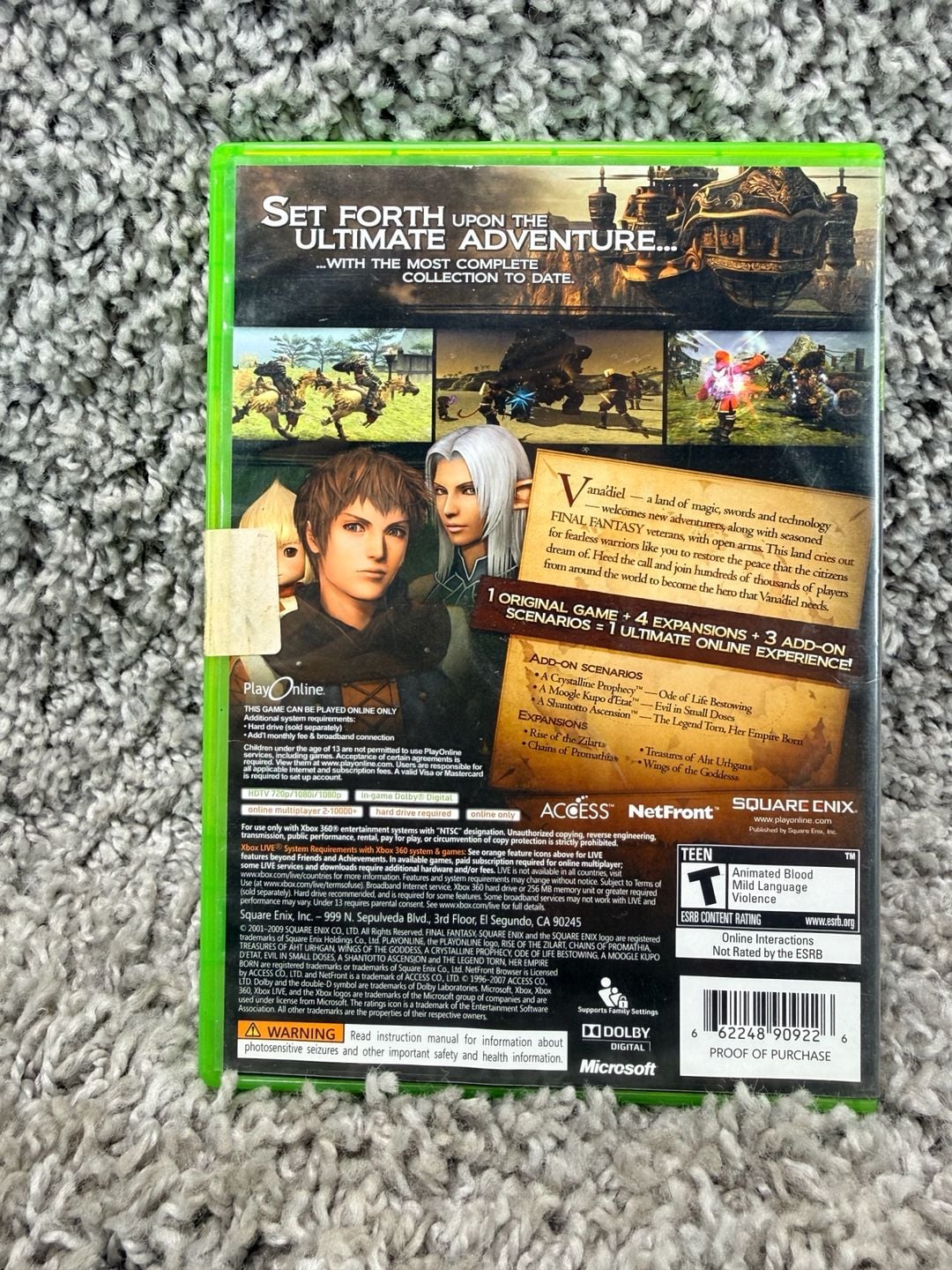 Final Fantasy XI Online Ultimate Collection Xbox 360 2