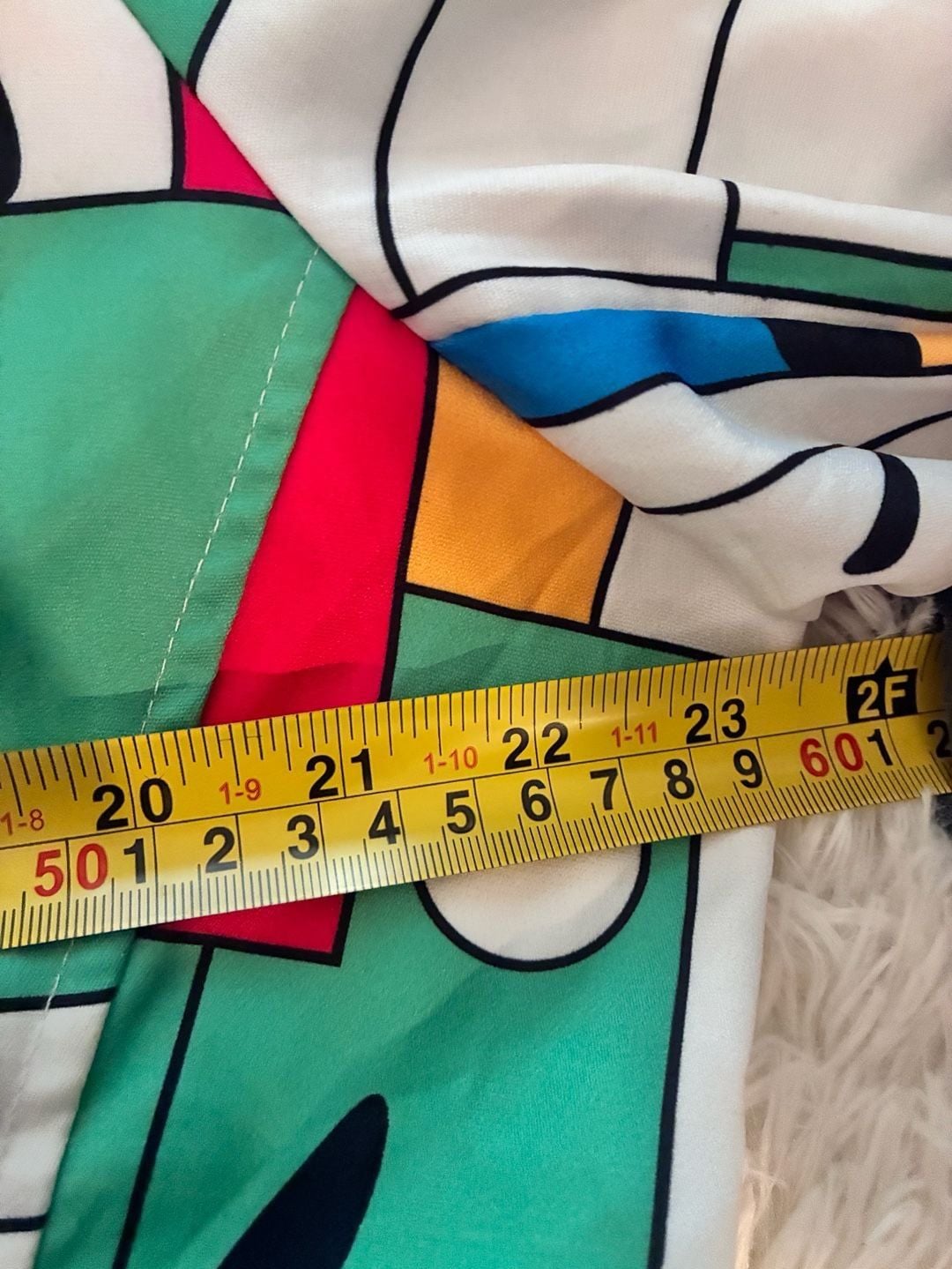 Women’s  Multicolor Abstract Geometric Print Blazer Jacket 7