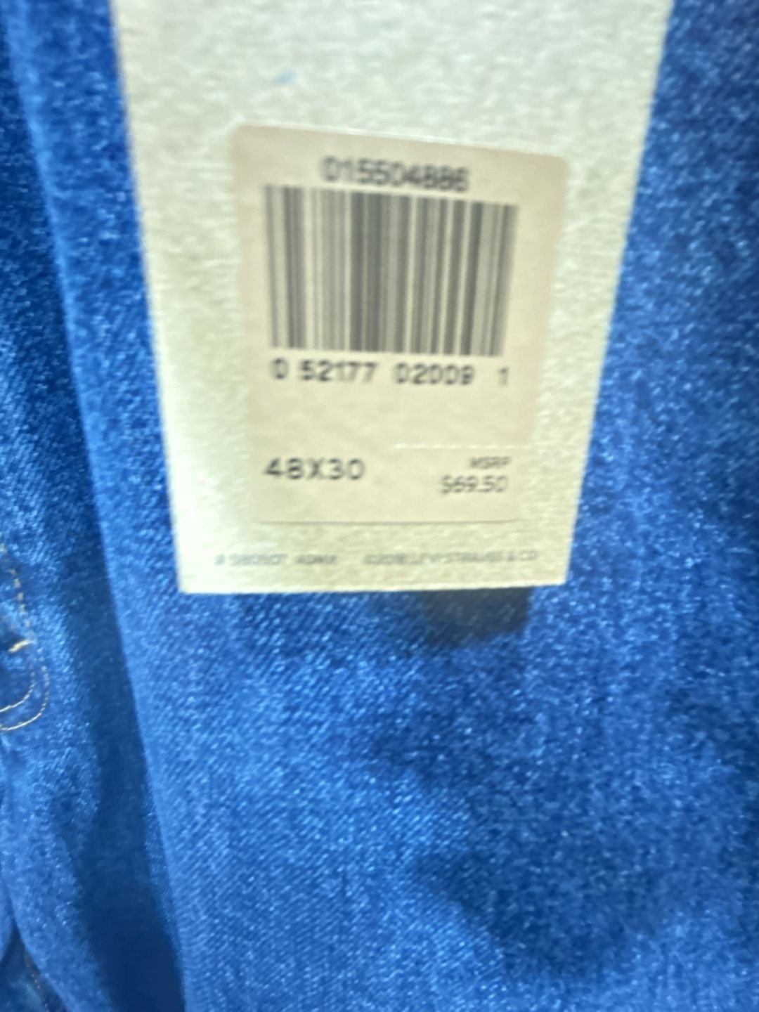 Levi's 550 Relaxed Jeans 48x30 Blue Denim 5