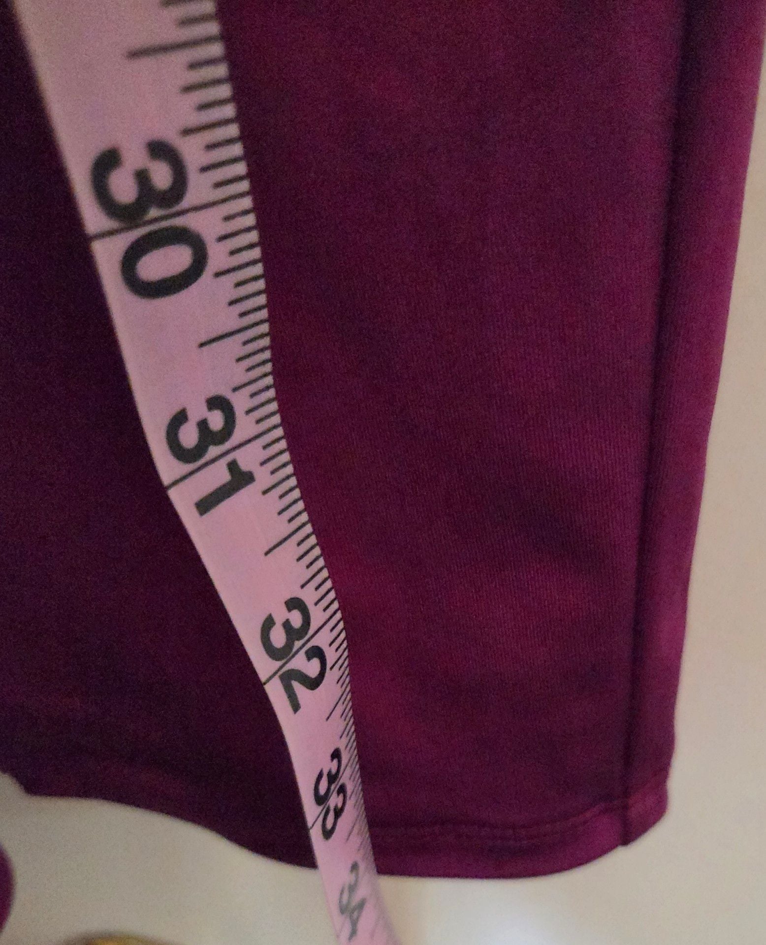 Express Ruched Midi Strapless Dress Size L Magenta Satin 7