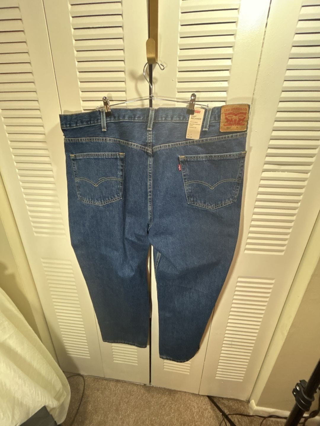 Levi's 550 Relaxed Jeans 48x30 Blue Denim 6