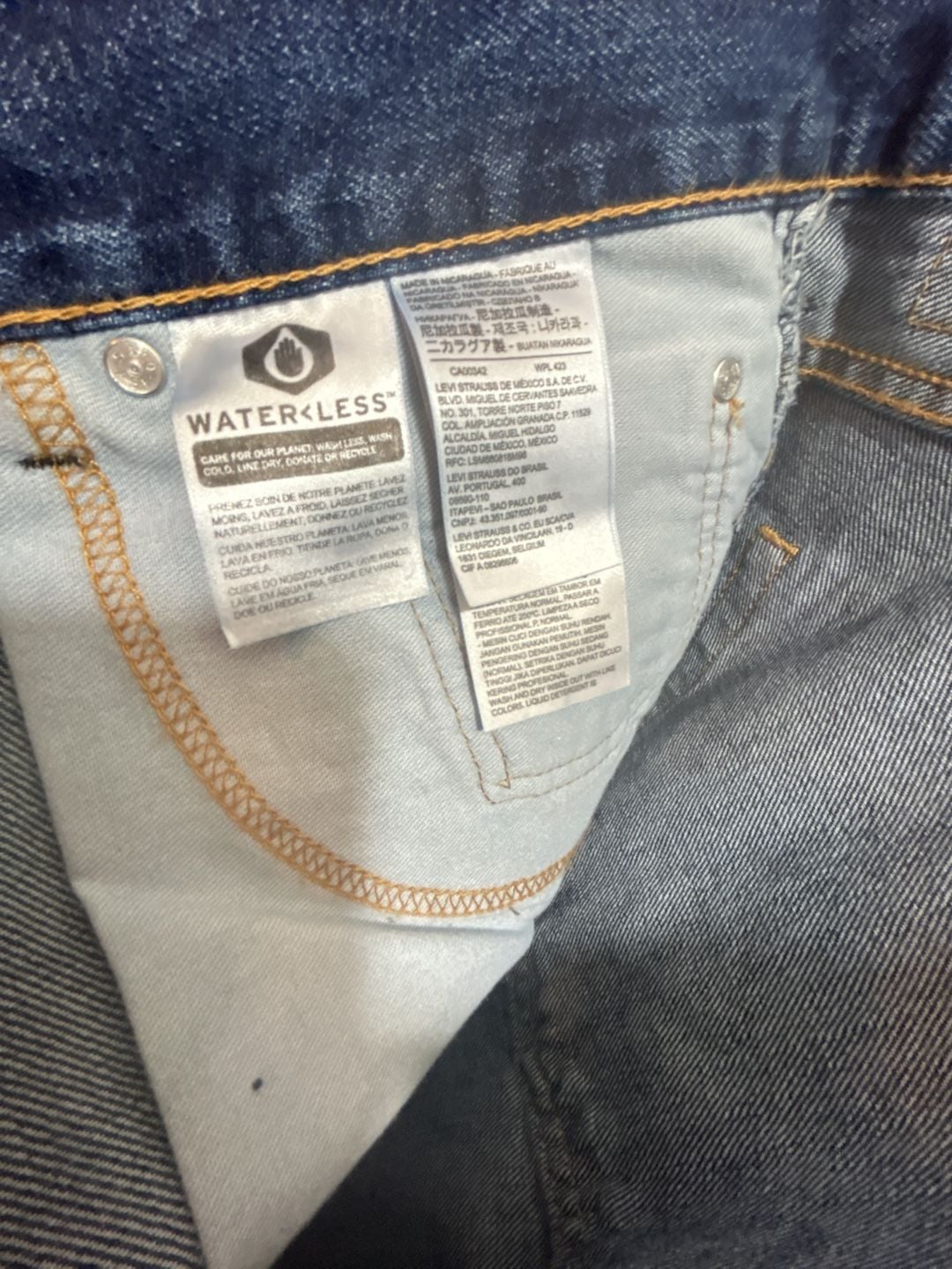 Levi's 550 Relaxed Jeans 48x30 Blue Denim 13