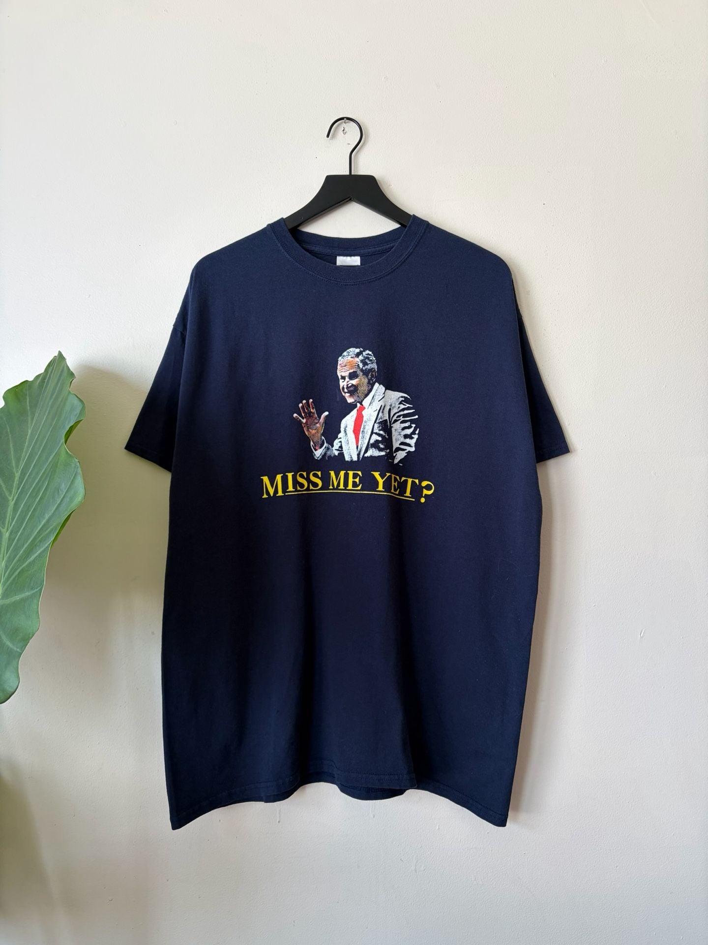 Gildan Miss Me Yet George W Bush T-Shirt Size XL Navy 2