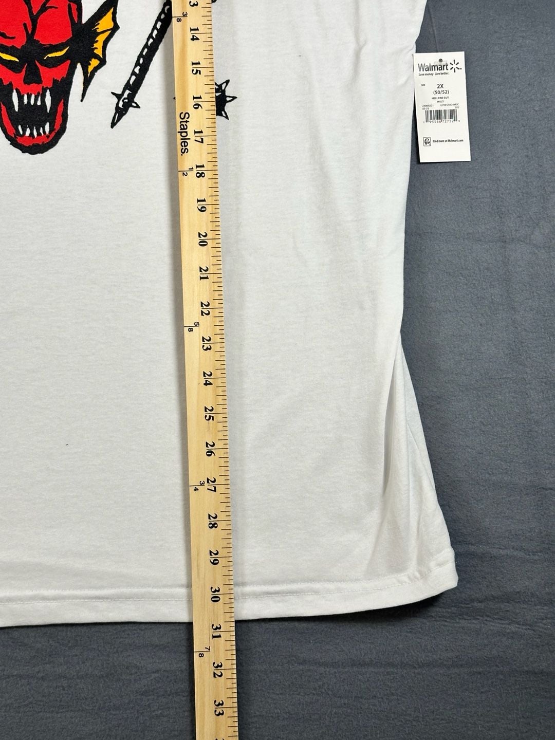 Stranger Things Hellfire Club Raglan Shirt Size 2X Black White 6