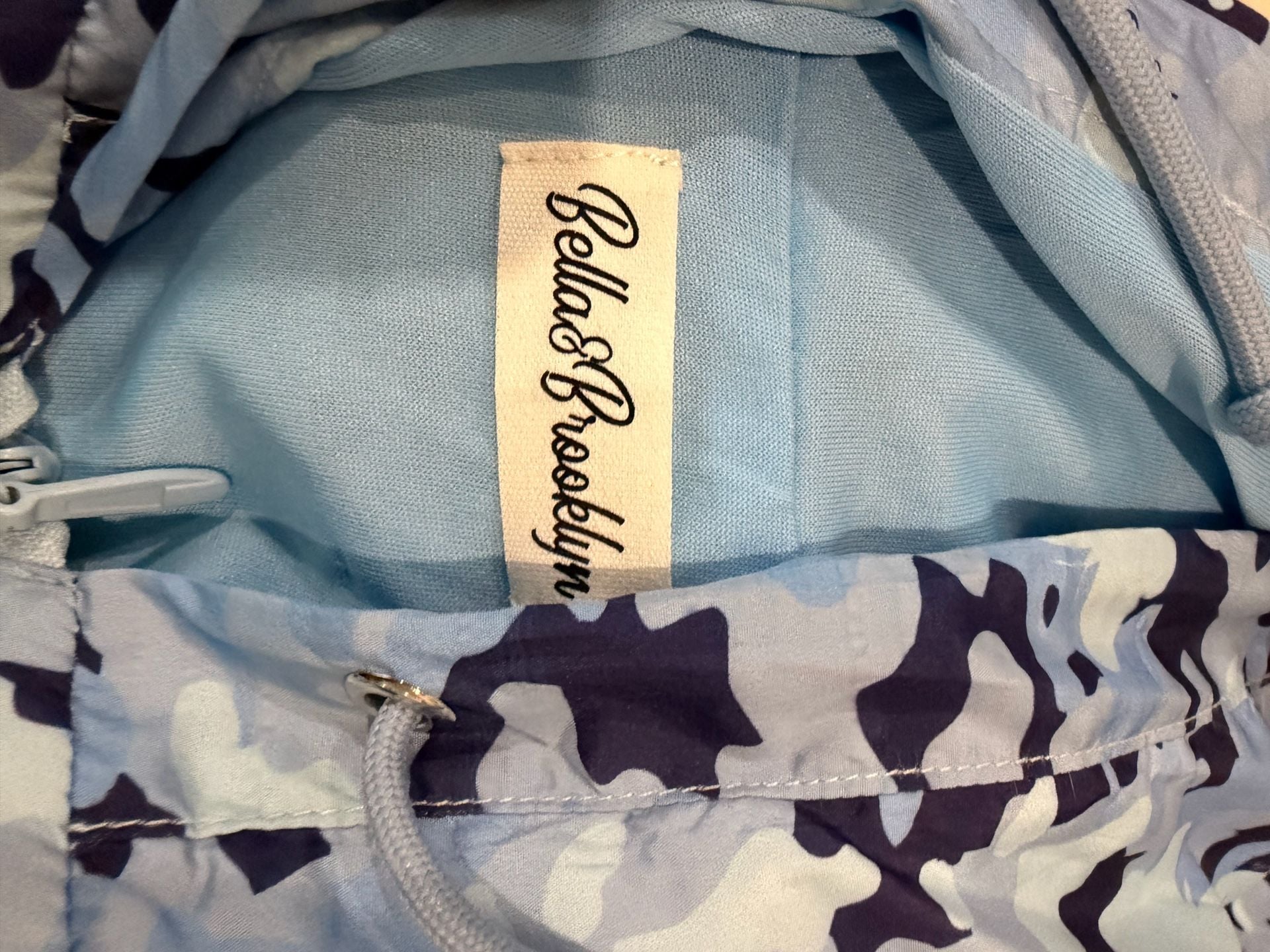Bella & Brooklyn Anorak Jacket Blue Camo Butterfly 3