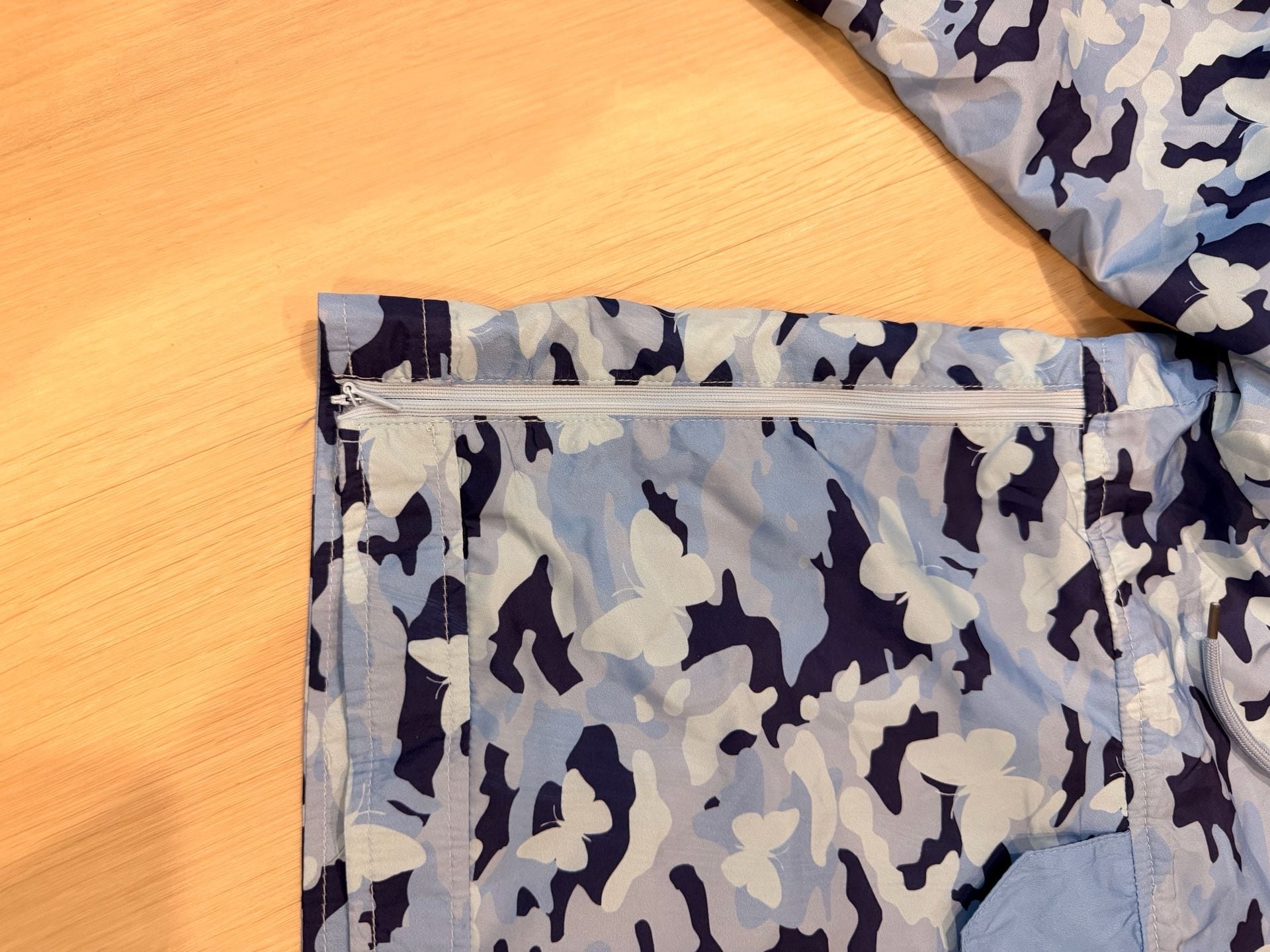 Bella & Brooklyn Anorak Jacket Blue Camo Butterfly 6