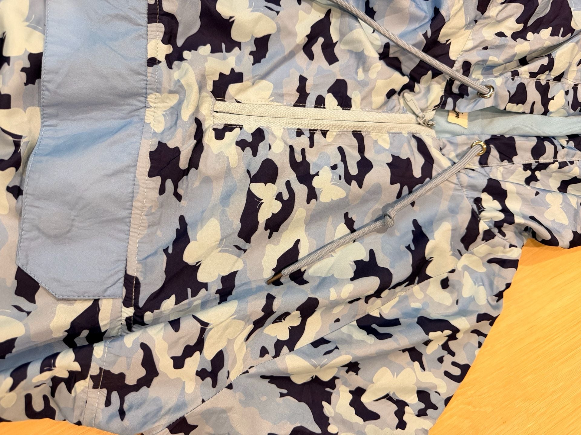 Bella & Brooklyn Anorak Jacket Blue Camo Butterfly 7