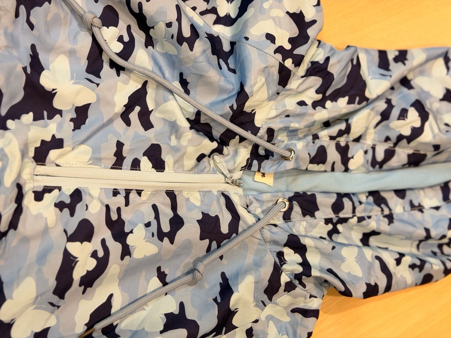 Bella & Brooklyn Anorak Jacket Blue Camo Butterfly 8