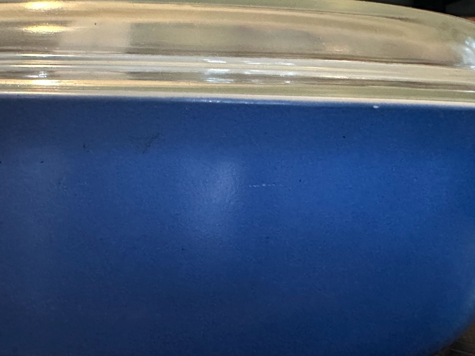 Pyrex Americana Blue 045 Oval Casserole Dish 2.5 Qt 3