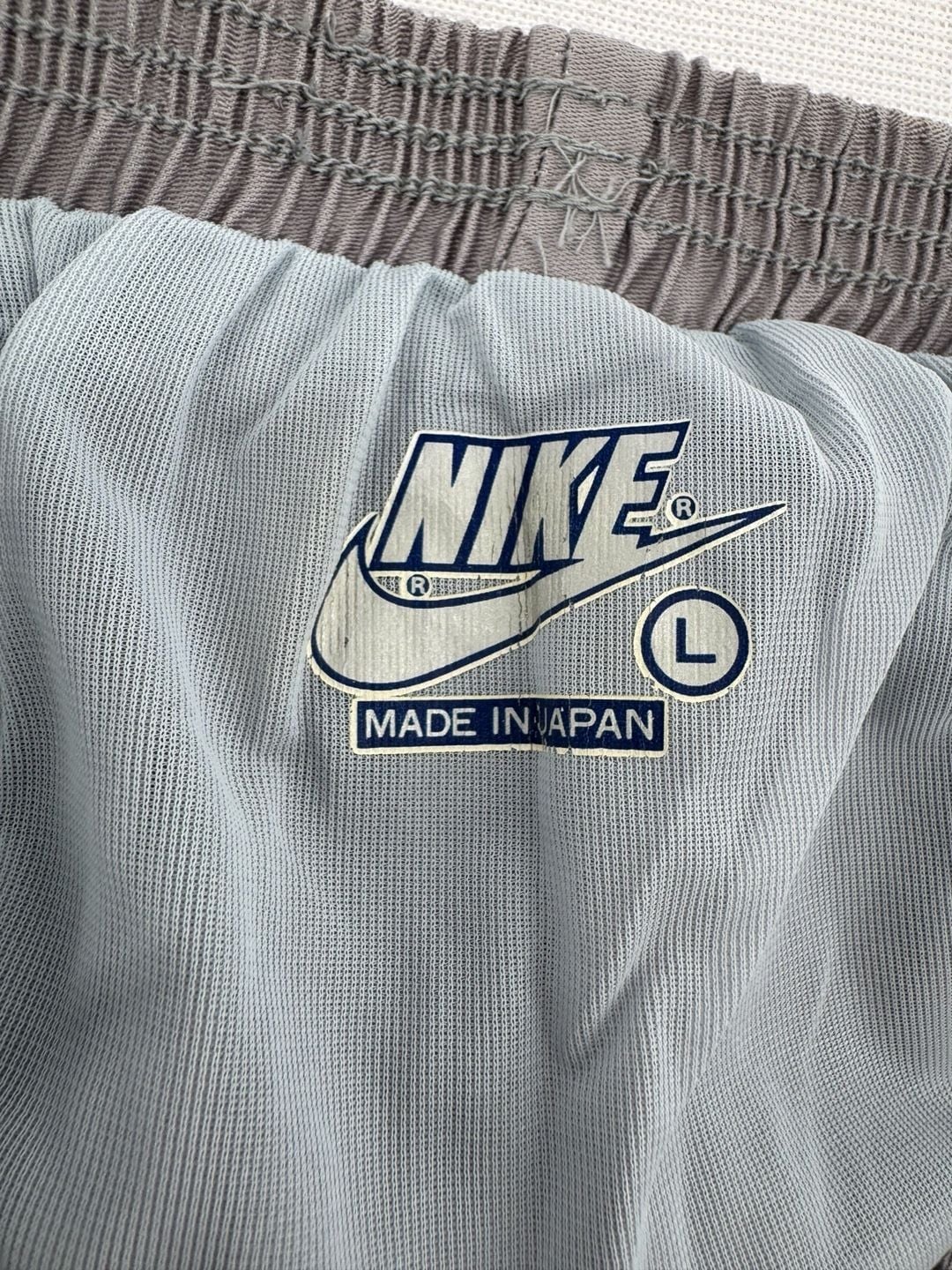 Vintage Nike Shorts Size L Gray Cotton Made in Japan 5