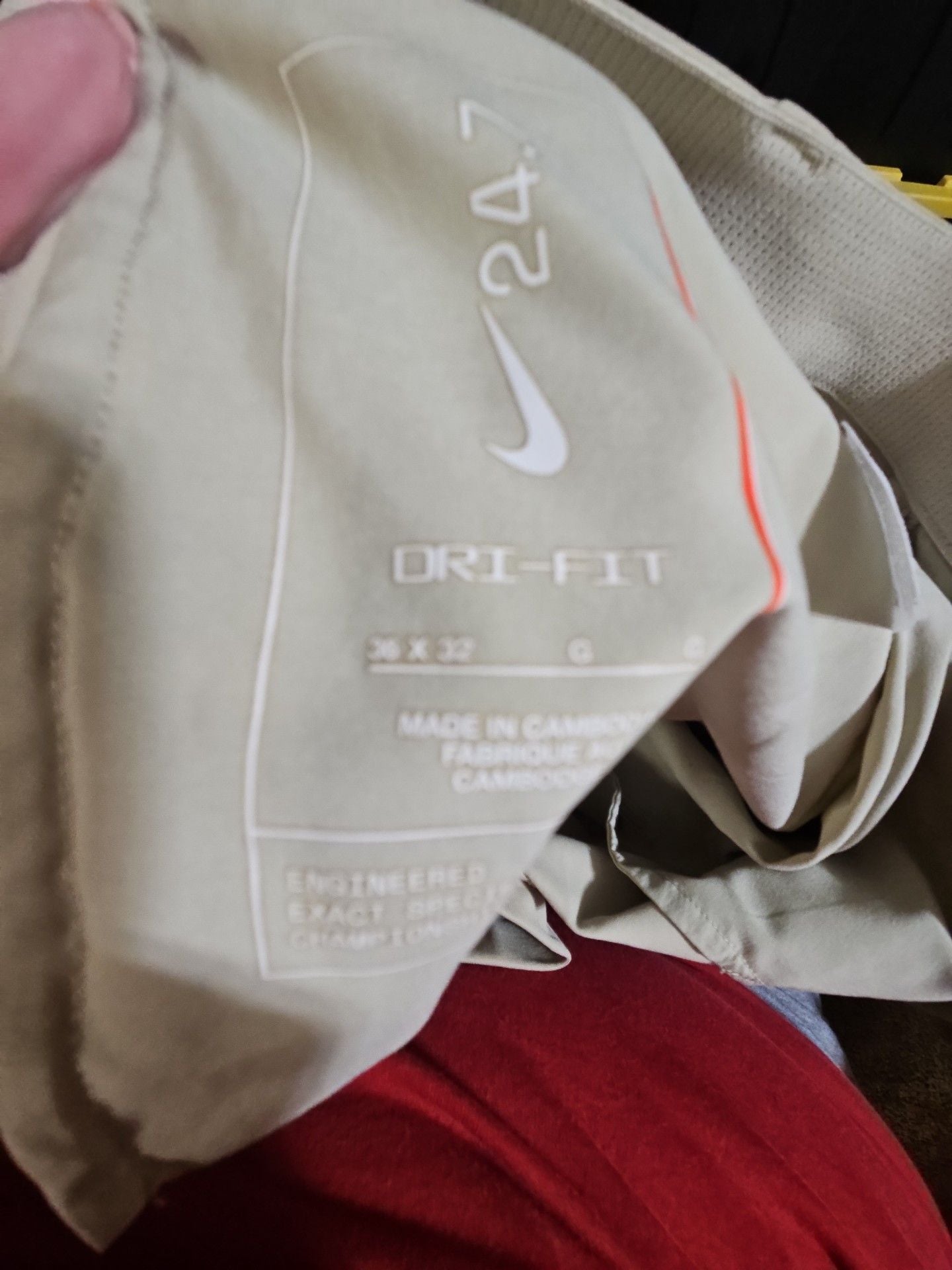 Nike 24.7 Dri-Fit Pants 36x32 Khaki 5