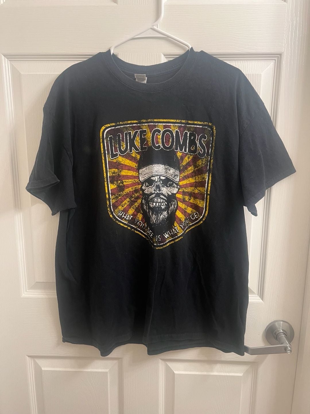 Gildan Luke Combs What You See Is What You Get Tour 2021 T-Shirt XL 2