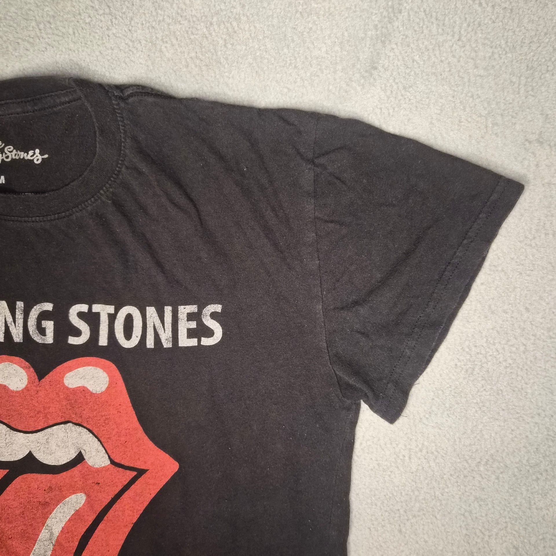 The Rolling Stones 1975 US Tour T-Shirt Size M Black 4