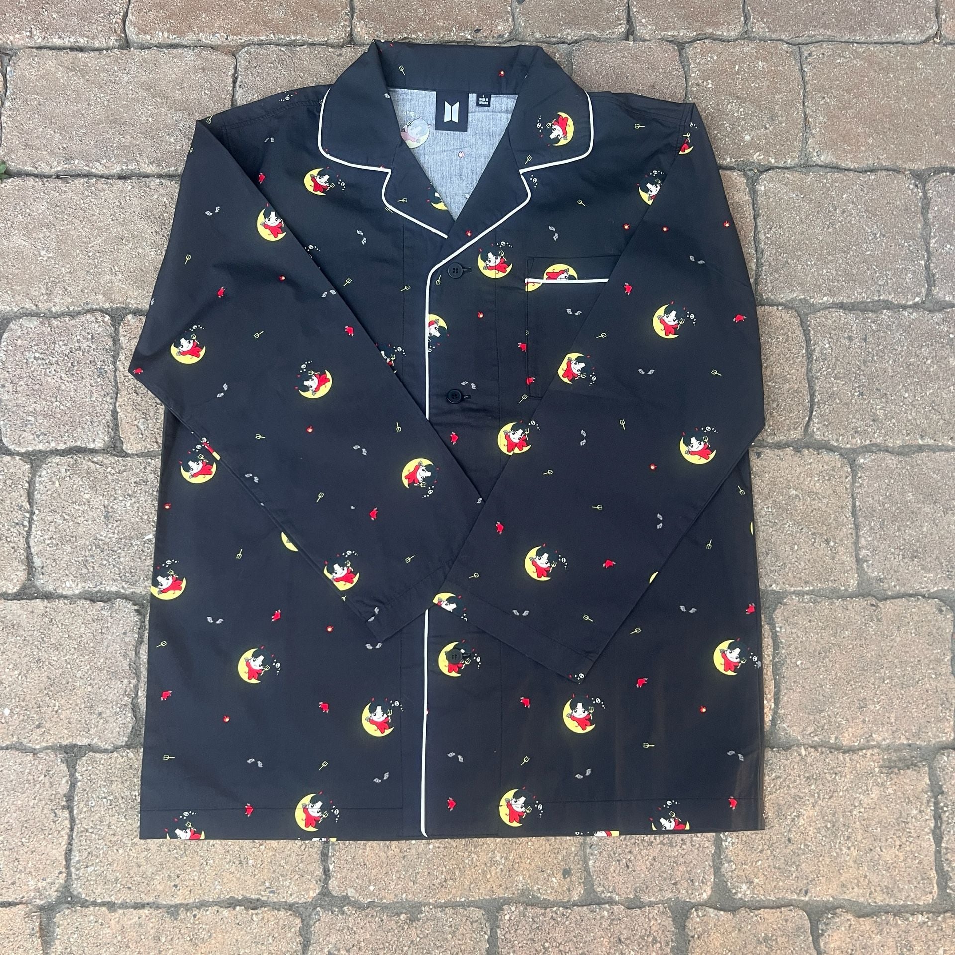 BTS Artist-Made Collection Jin Bad Day Pajamas Size L Limited Edition USA Based 1