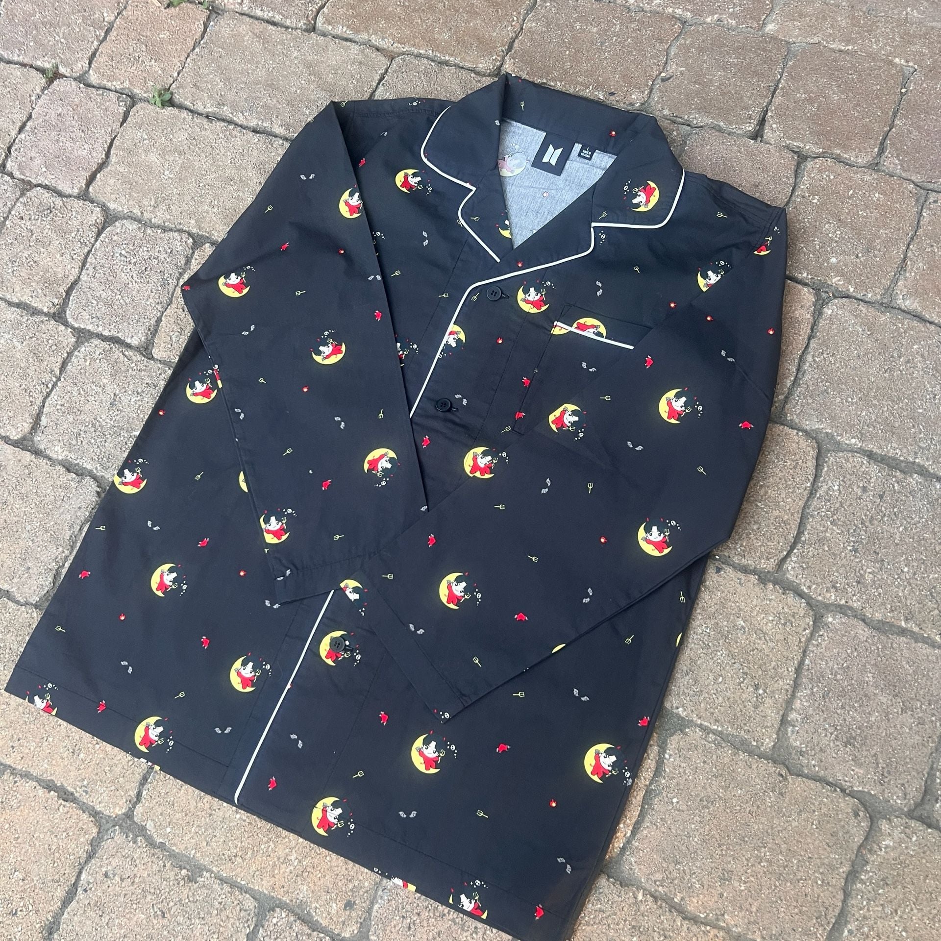 BTS Artist-Made Collection Jin Bad Day Pajamas Size L Limited Edition USA Based 2