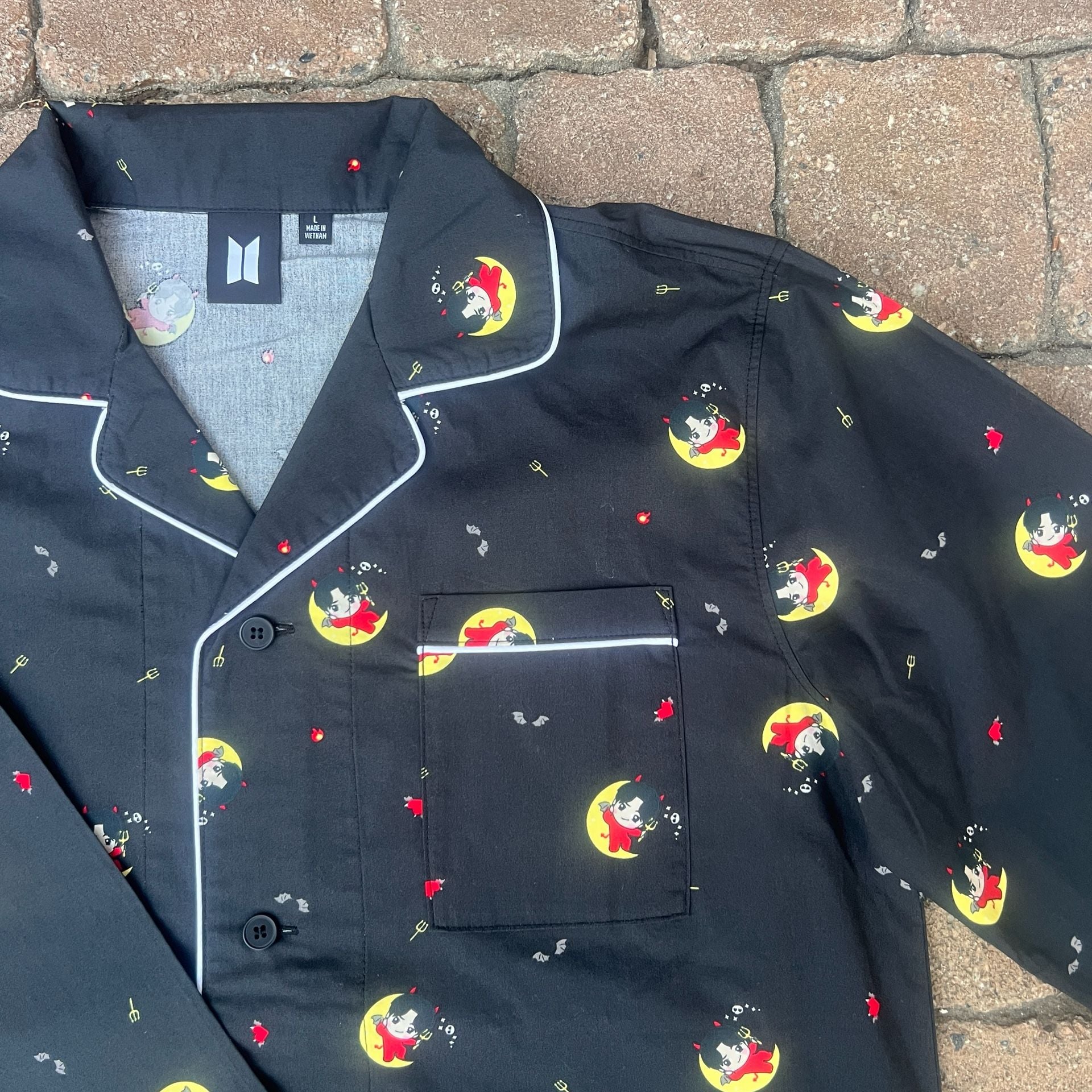 BTS Artist-Made Collection Jin Bad Day Pajamas Size L Limited Edition USA Based 4
