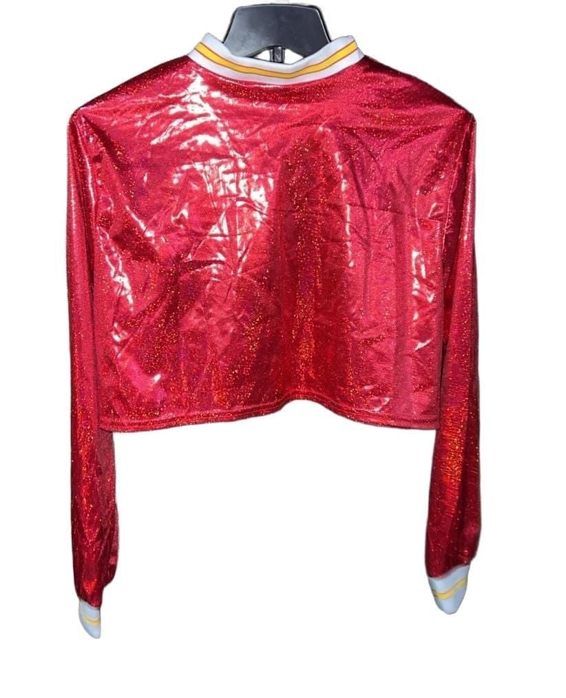 Rubies Gen-Pop Idol Girls Costume Size Large 87 Red Crop Top 4