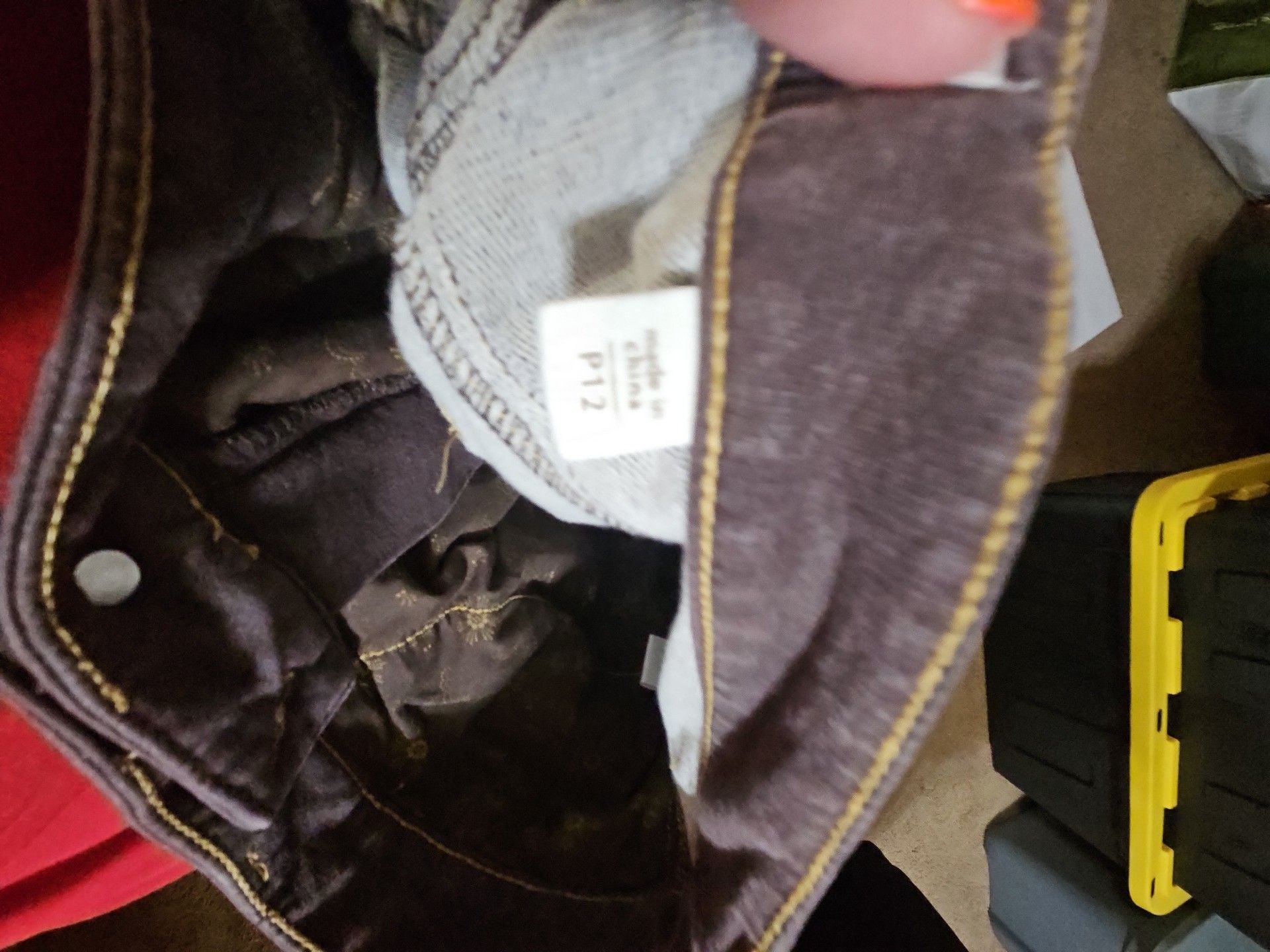 Coldwater Creek Pants Size P12 Brown Corduroy Flare 5
