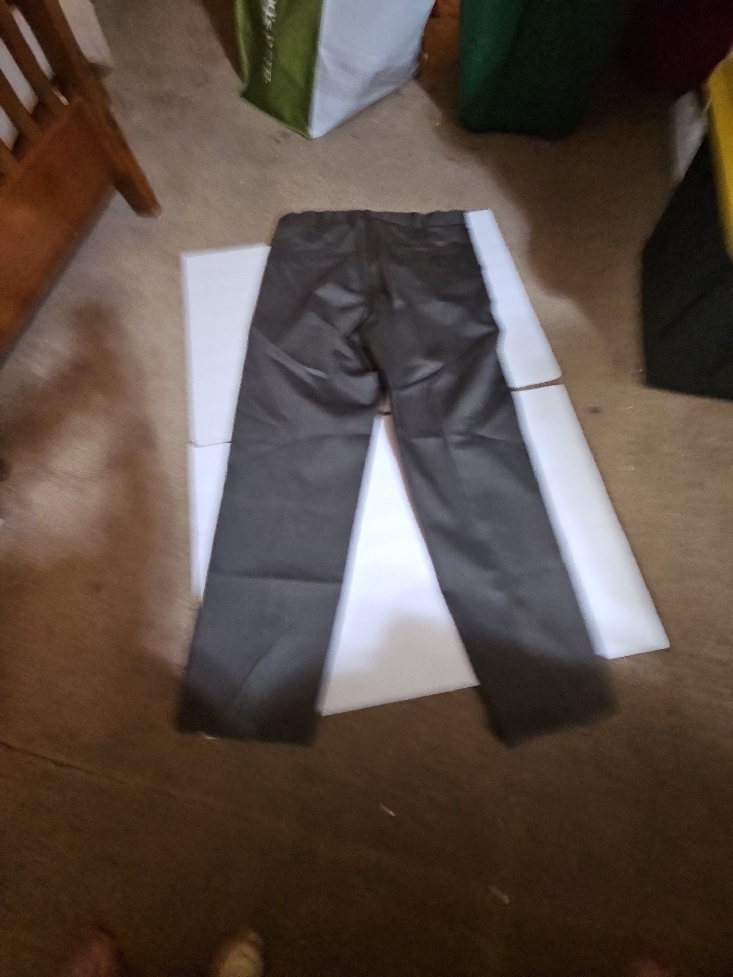 Timber Creek by Wrangler Pants 36x32 Gray Cotton Casual Chinos 3