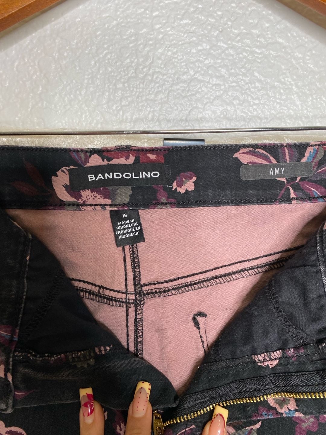 Bandolino Amy Jeans Size 16 Floral 3