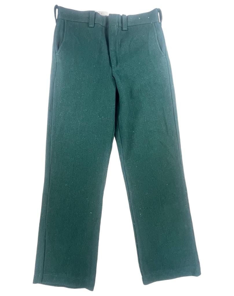 VTG 60s/70s Arctic Commander Green Wool Hunting Pants 34x33 USA Talon 42 Mens 2