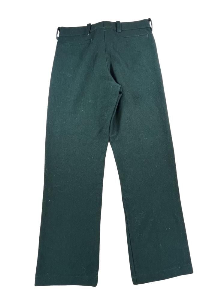 VTG 60s/70s Arctic Commander Green Wool Hunting Pants 34x33 USA Talon 42 Mens 3