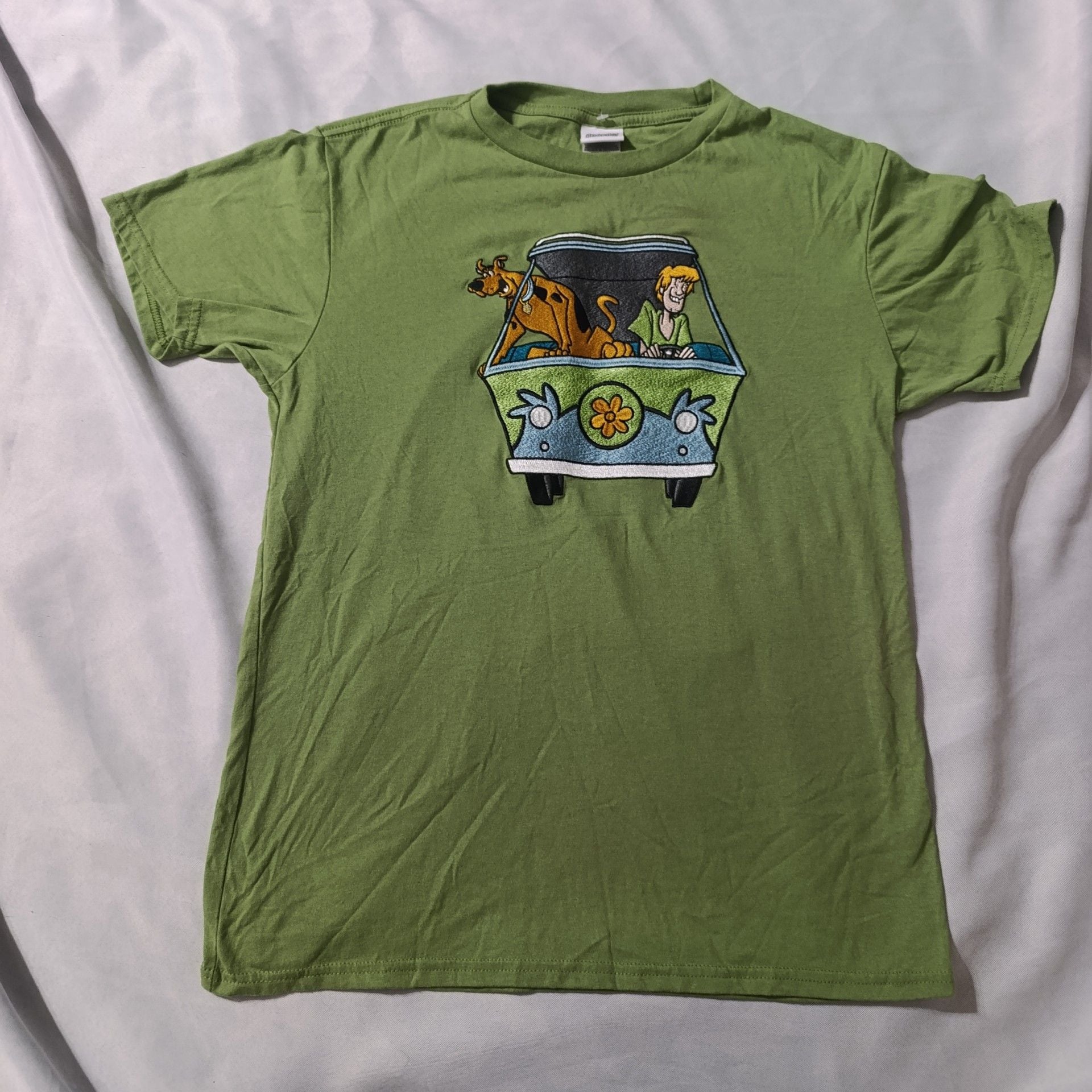 Scooby-Doo Graphic T-Shirt Medium Green Where Are You 1
