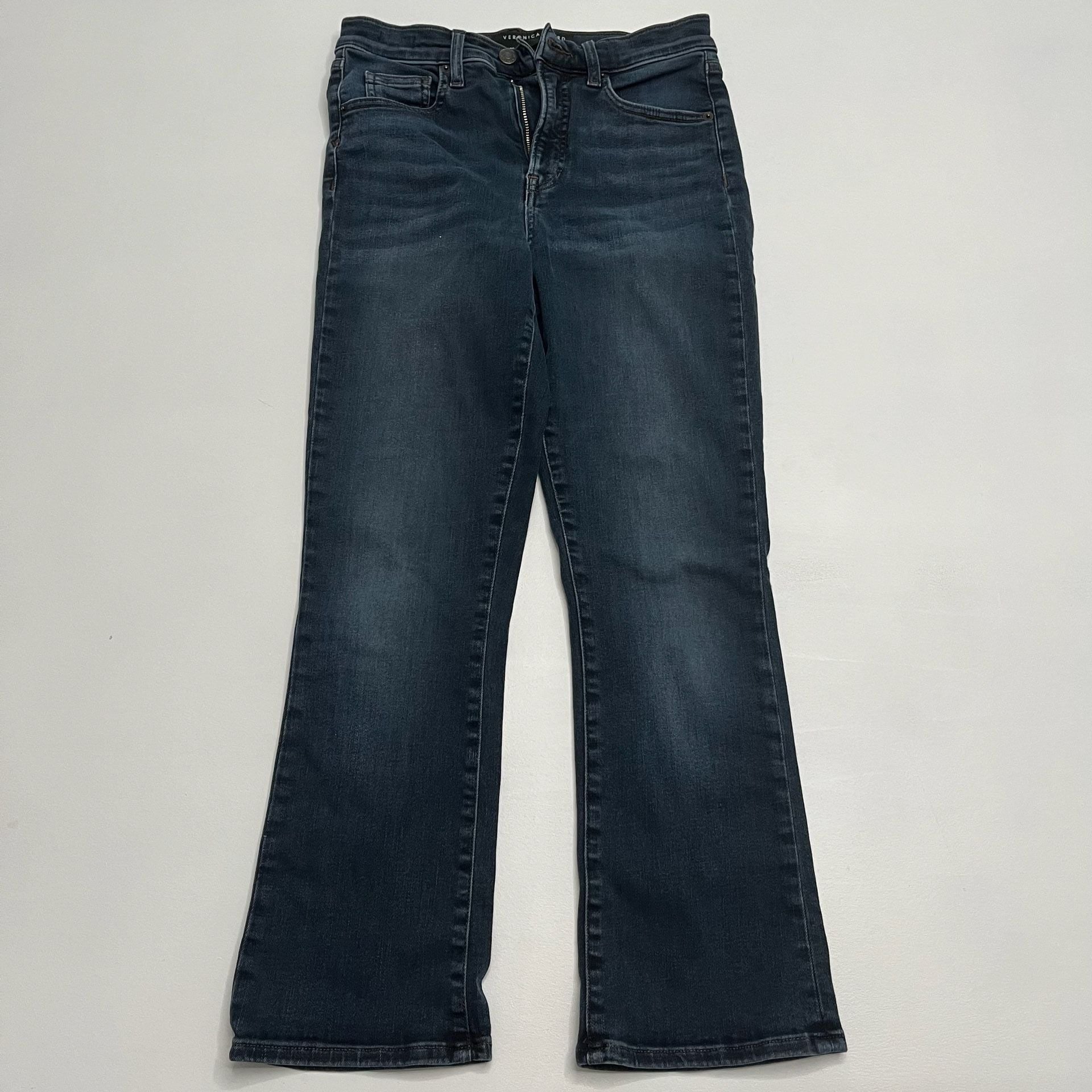 Veronica Beard Beverly Flare Jeans Size 28 Dark Blue Denim 3