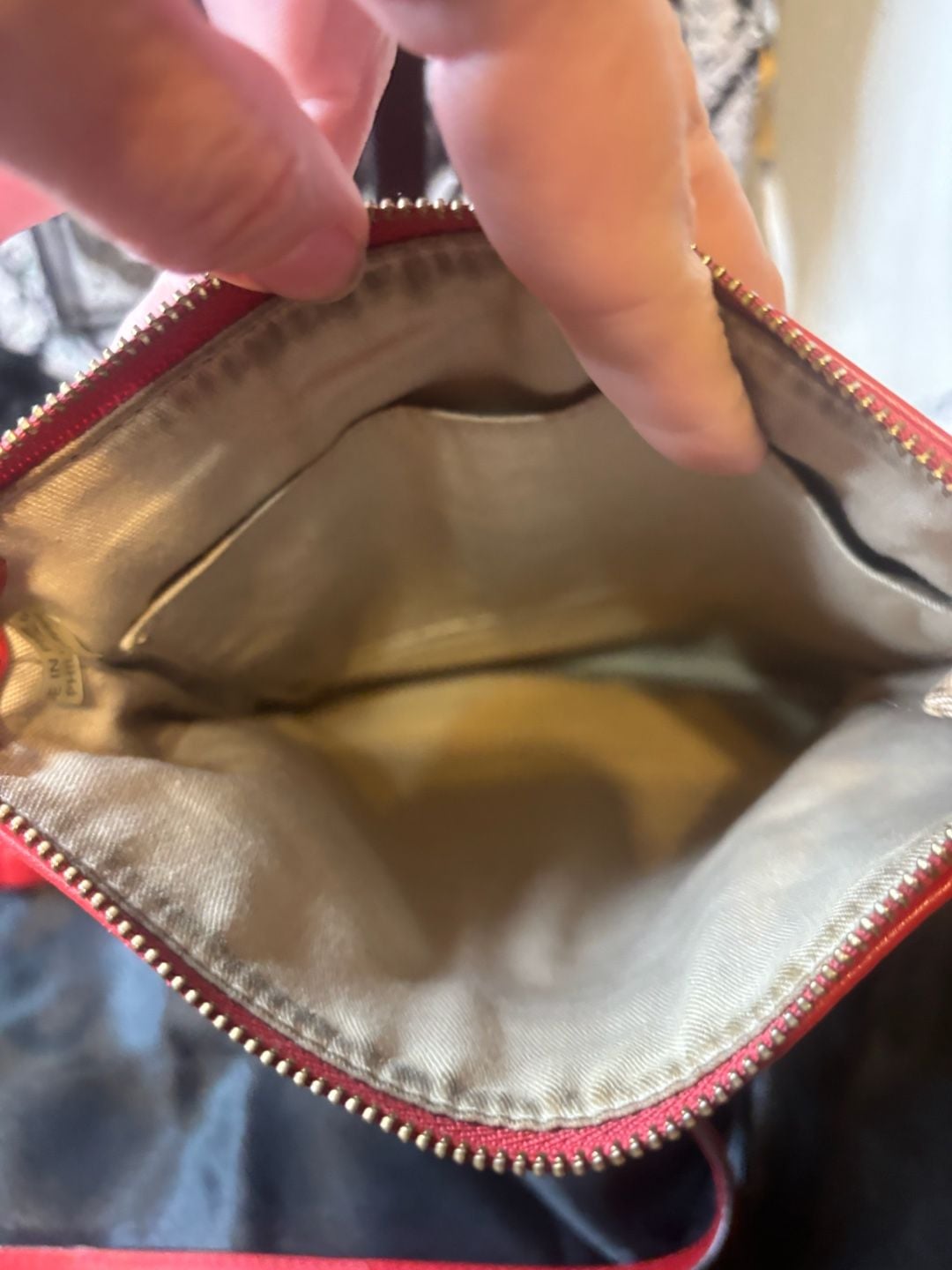 Coach New York Red Leather Crossbody Bag 5