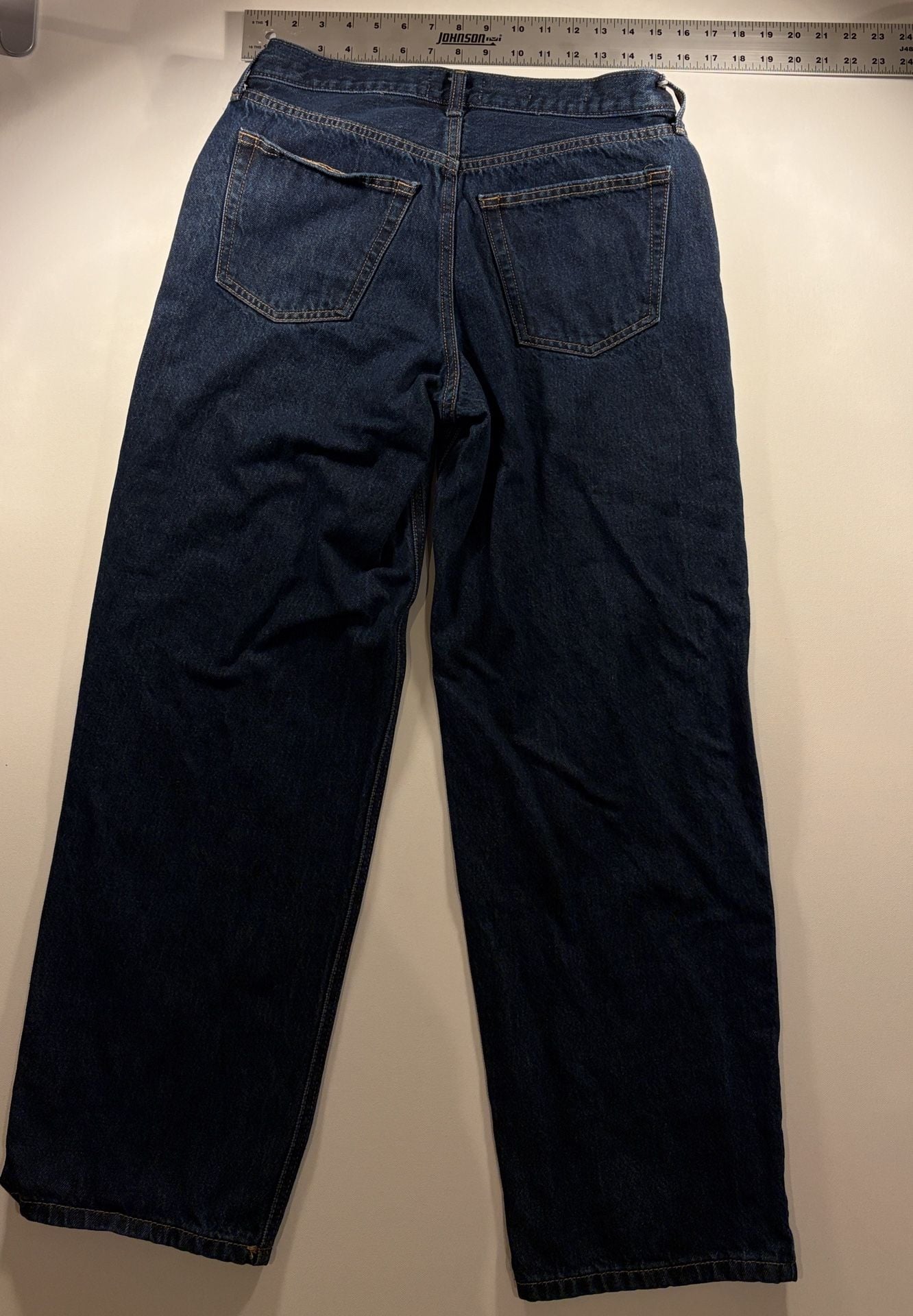 Universal Thread Jeans Size 4/R Dark Wash Wide Leg Denim 4
