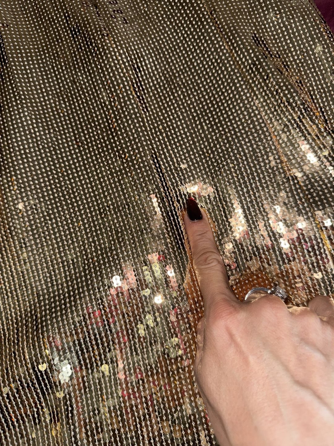 Nanette Nanette Lepore Sequin Fringe Dress Size 6 Gold 9