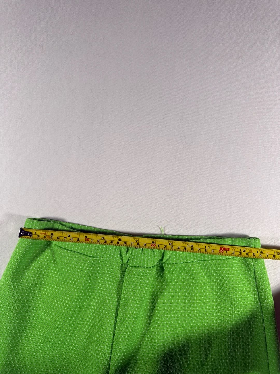 Vintage Bell Bottoms Green Polka Dot Pantsuit 3