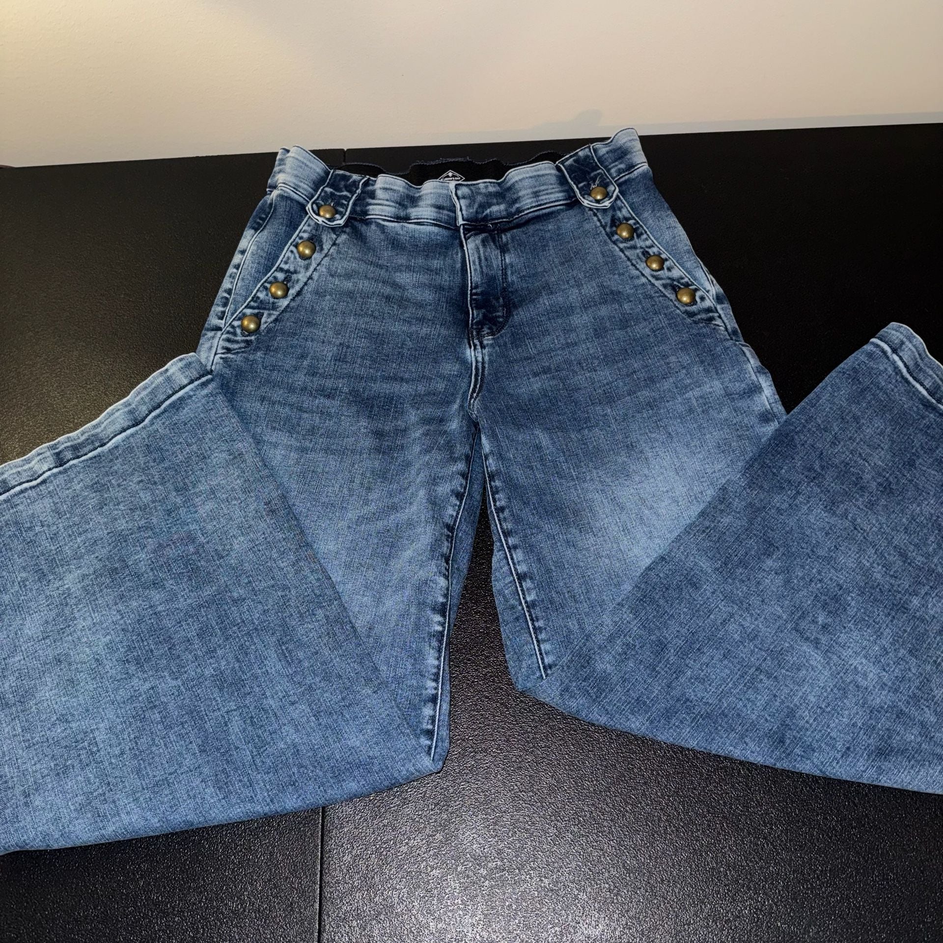 Vintage St John'S Bay Sailor Pants Blue Denim 6P 3