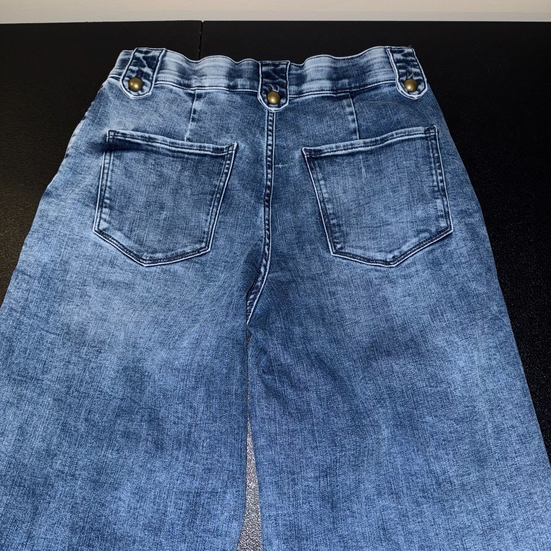 Vintage St John'S Bay Sailor Pants Blue Denim 6P 4