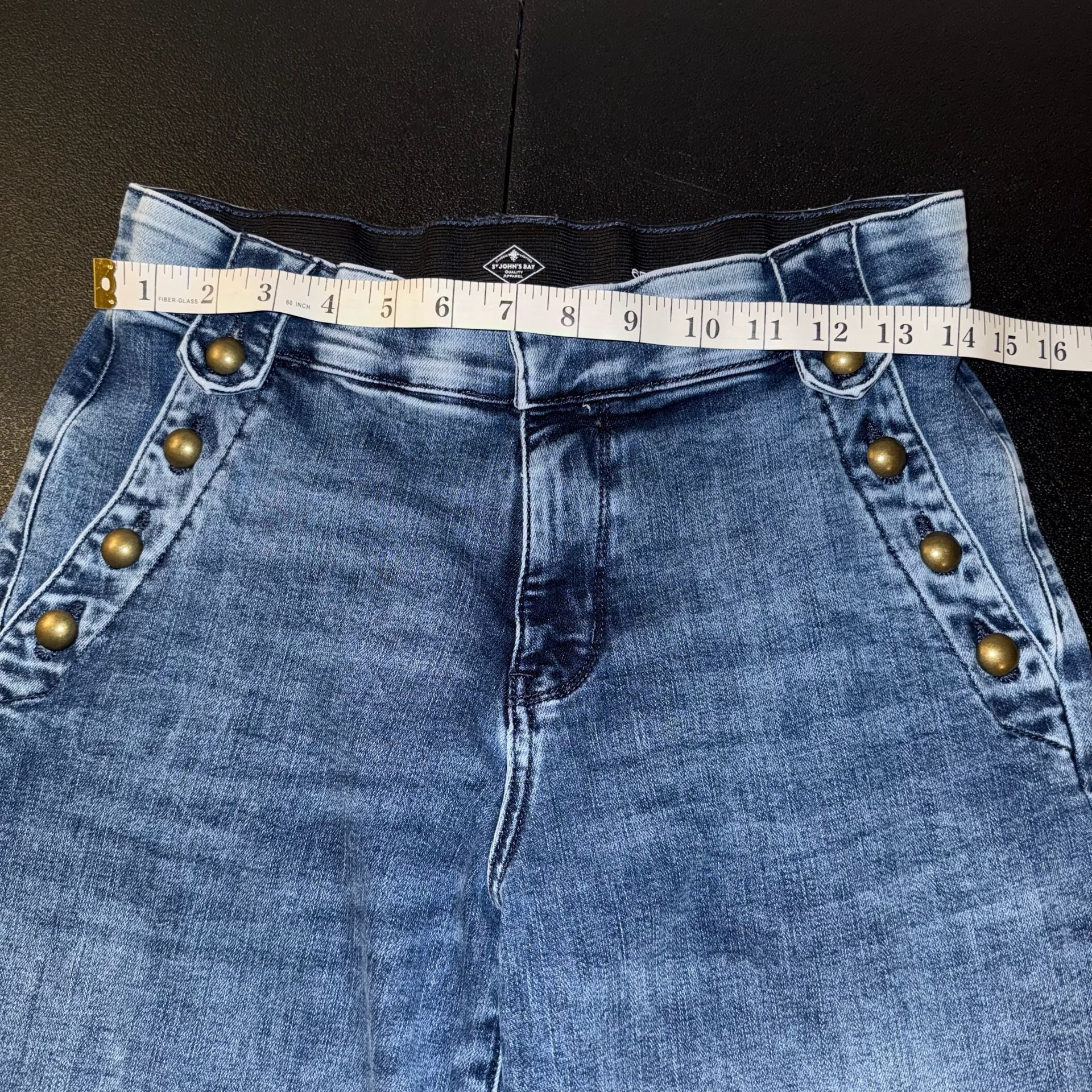 Vintage St John'S Bay Sailor Pants Blue Denim 6P 5
