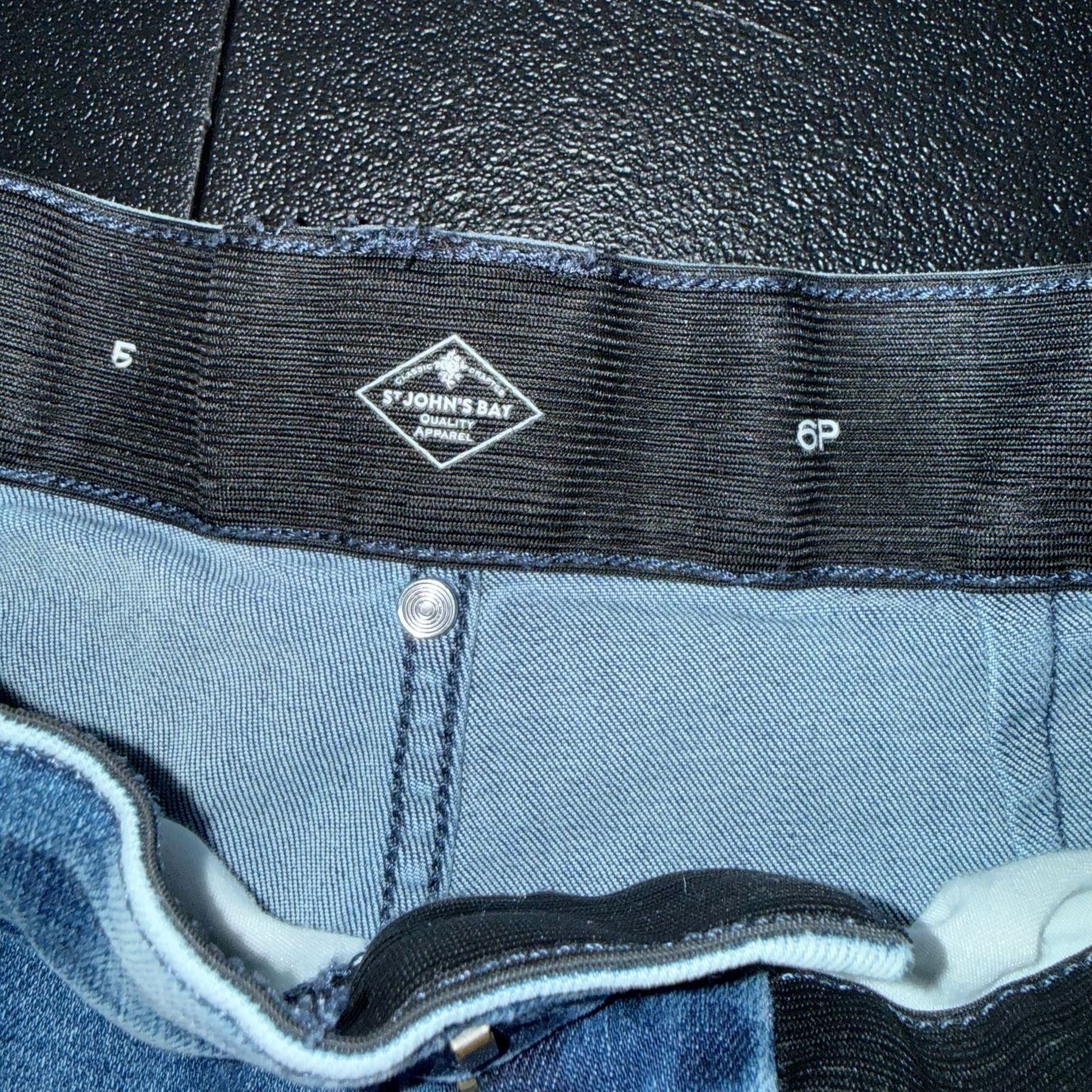 Vintage St John'S Bay Sailor Pants Blue Denim 6P 8